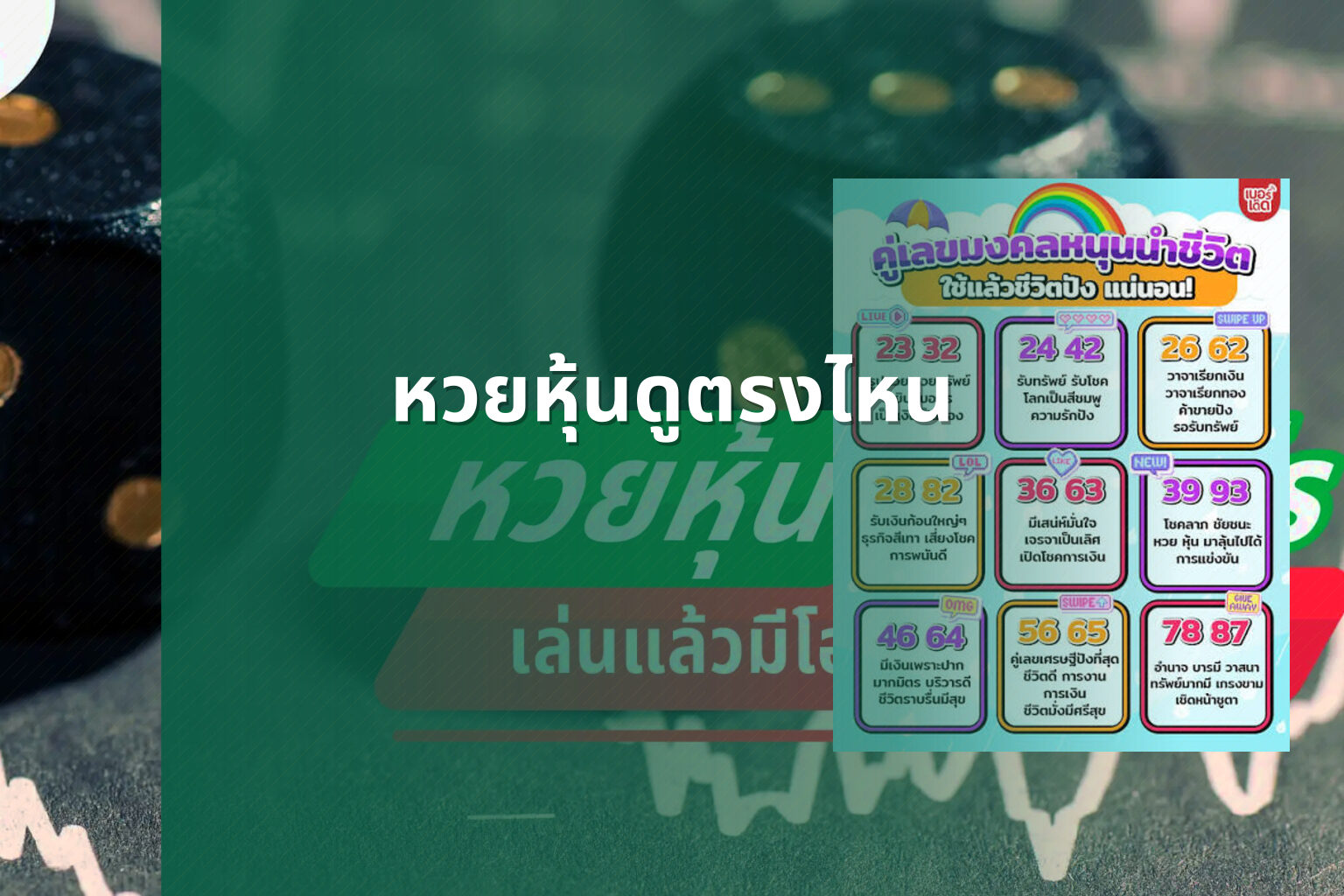 หวยหุ้นดูตรงไหน - หวยหุ้น