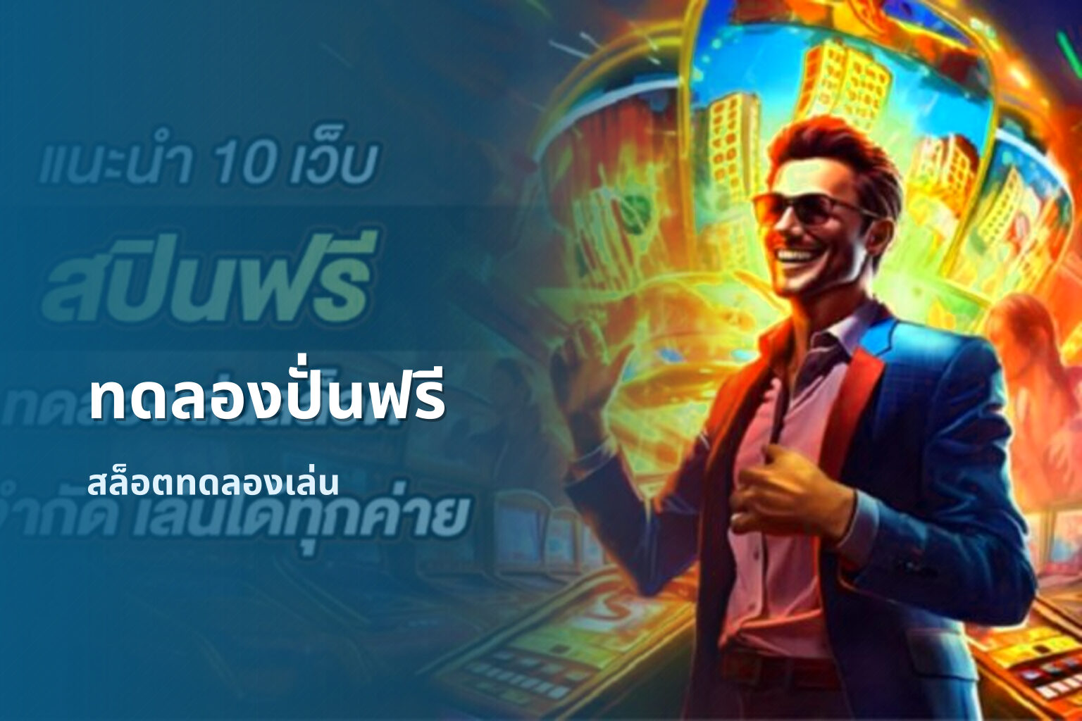 ทดลองปั่นฟรี สล็อตทดลองเล่น