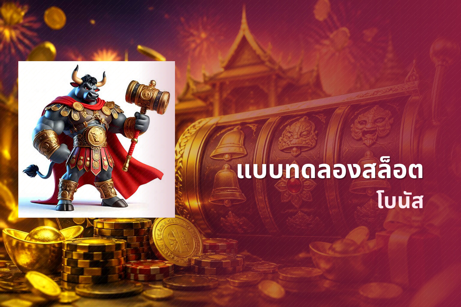 แบบทดลองสล็อต โบนัส