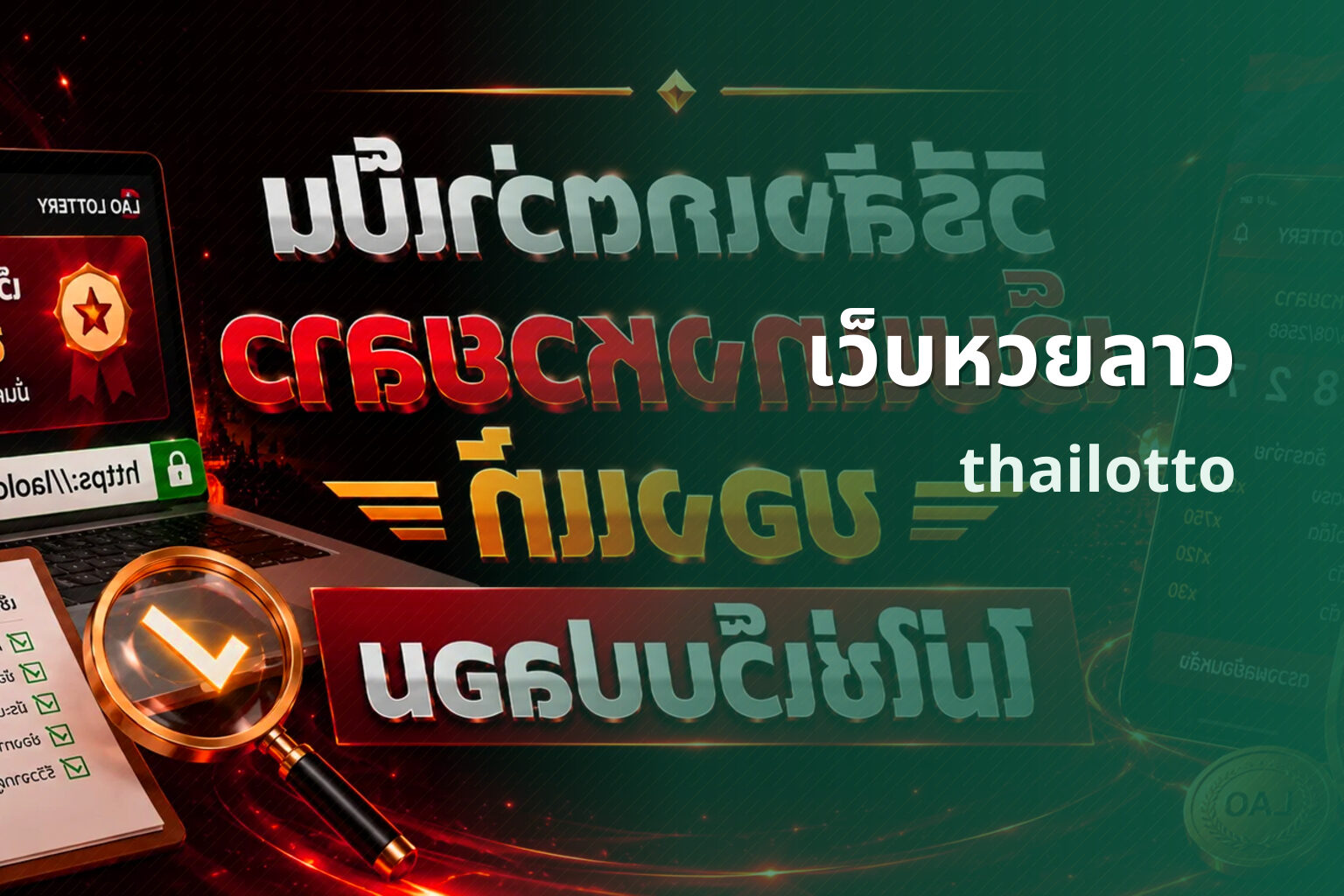 เว็บหวยลาว - Lao lottery website