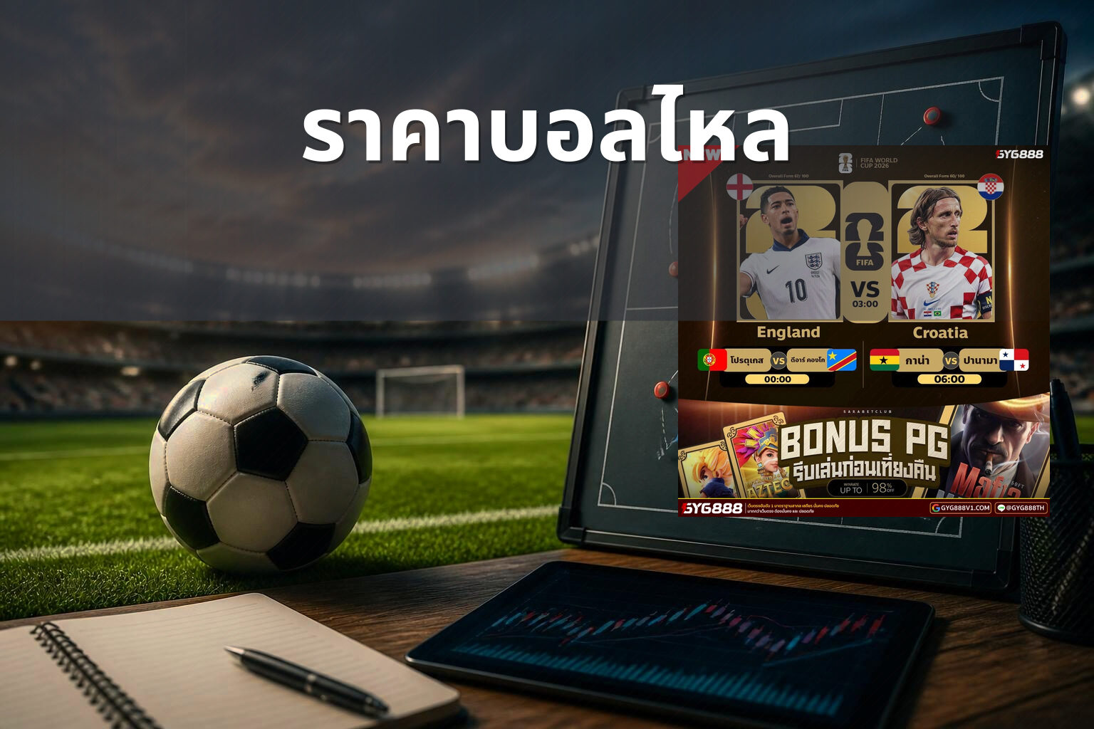 ราคาบอลไหล - football odds