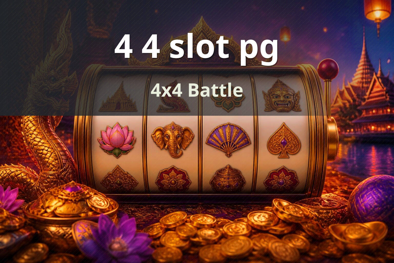 4 4 slot pg - 4x4 Battle และ PG Games Center