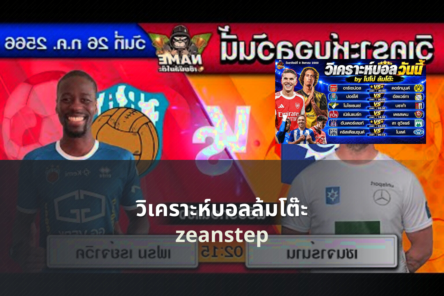 วิเคราะห์บอลล้มโต๊ะ - sports analysis