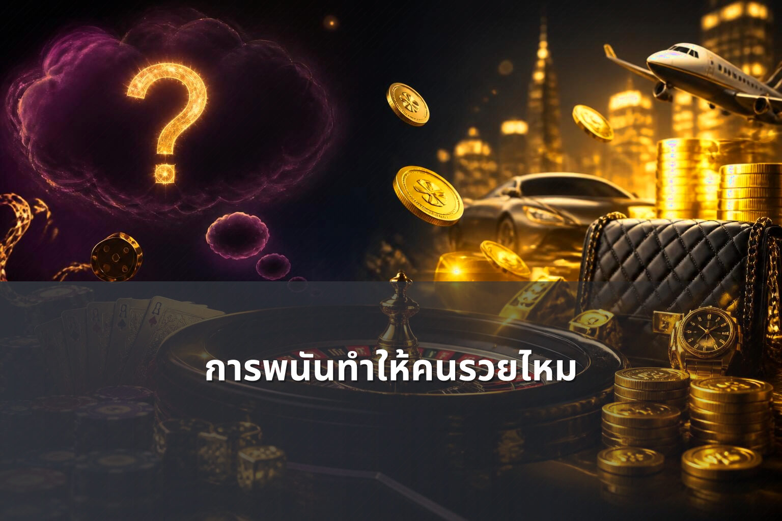 การพนันทำให้คนรวยไหม - การพนัน