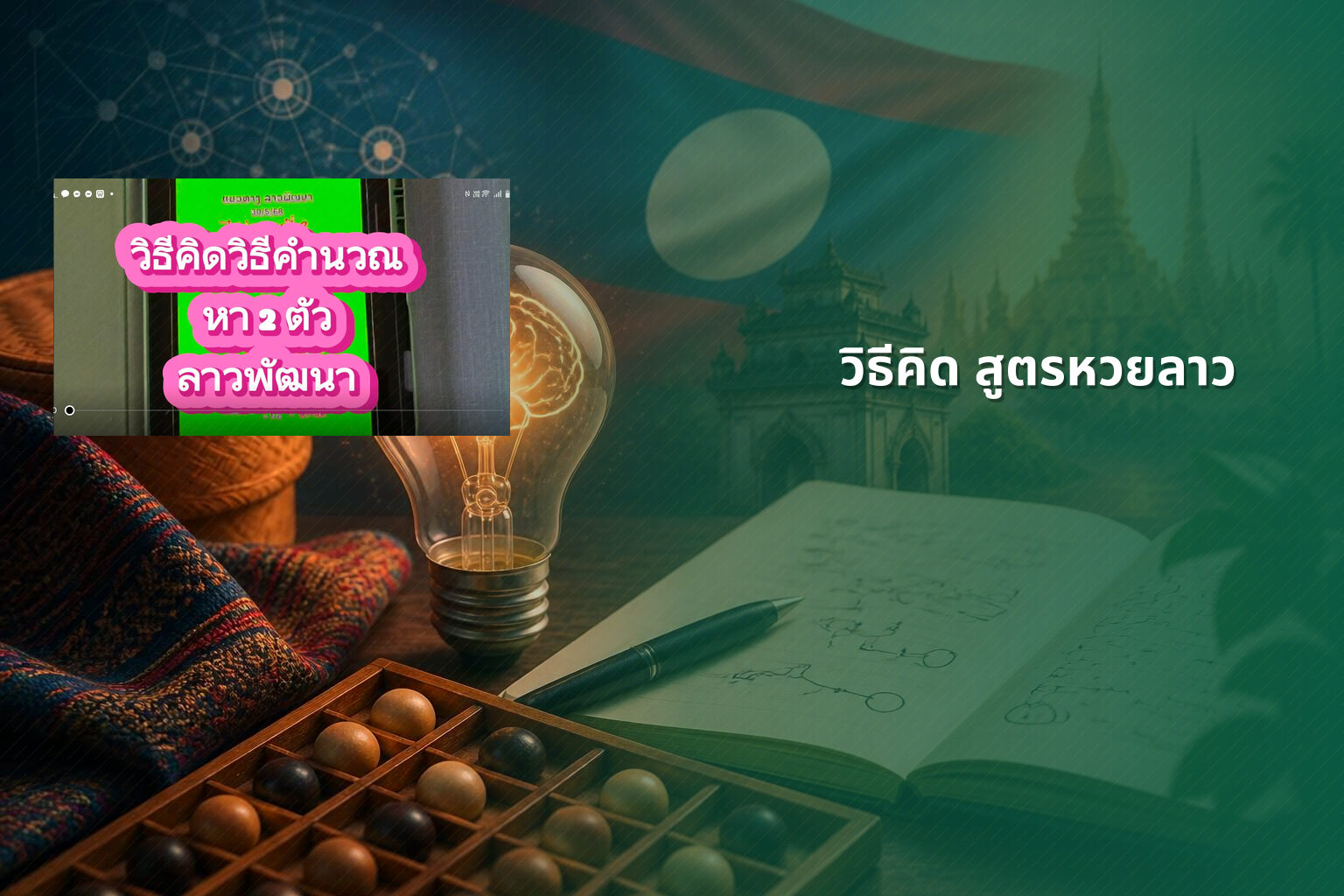 วิธีคิด สูตรหวยลาว - หวยลาว