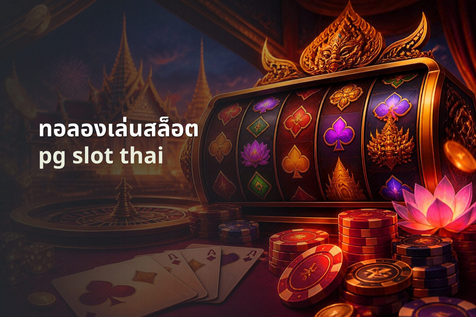 ทอลองเล่นสล็อต pg slot thai