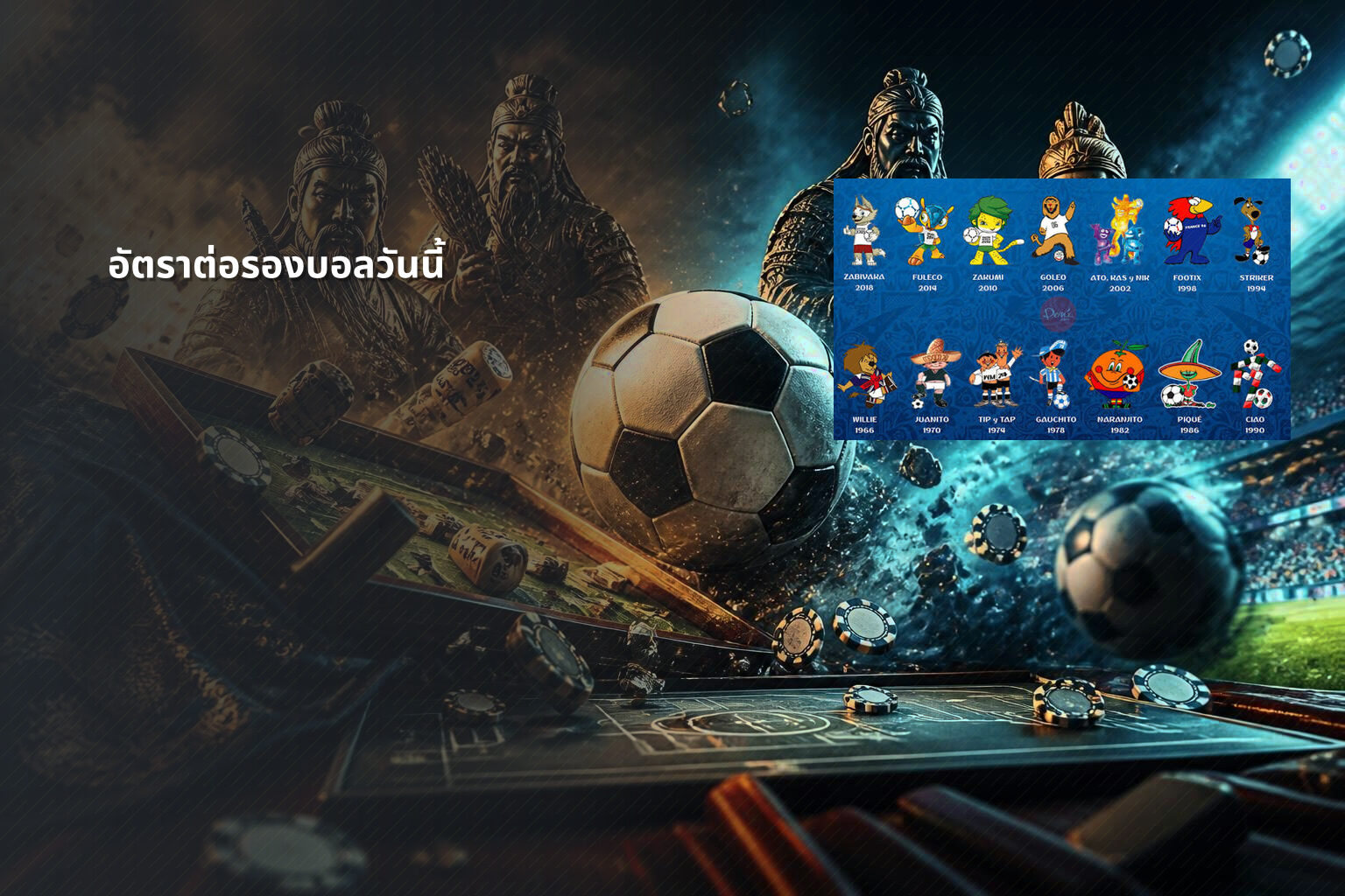 อัตราต่อรองบอลวันนี้ - betting odds