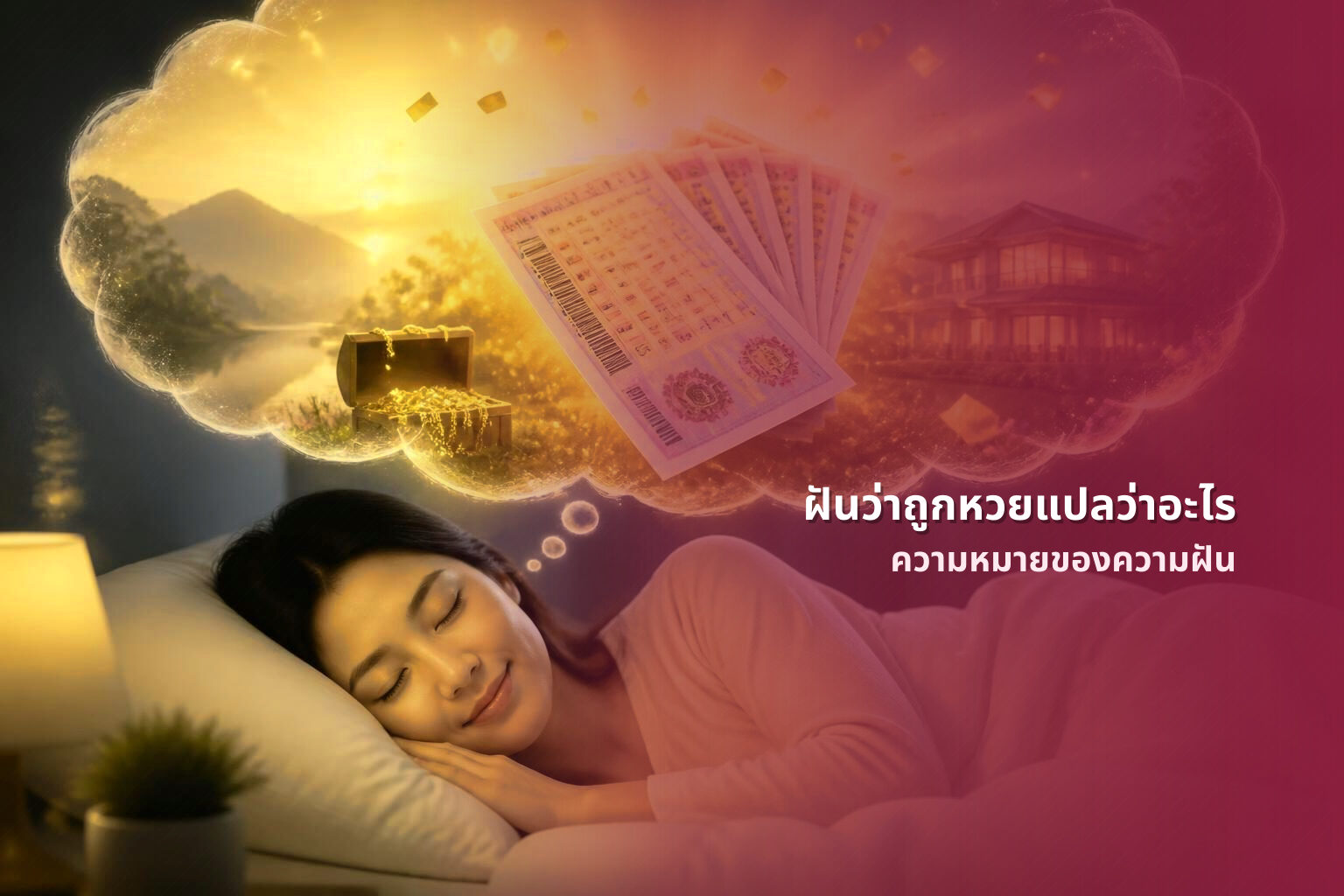 ฝันว่าถูกหวยแปลว่าอะไร ความหมายของความฝัน