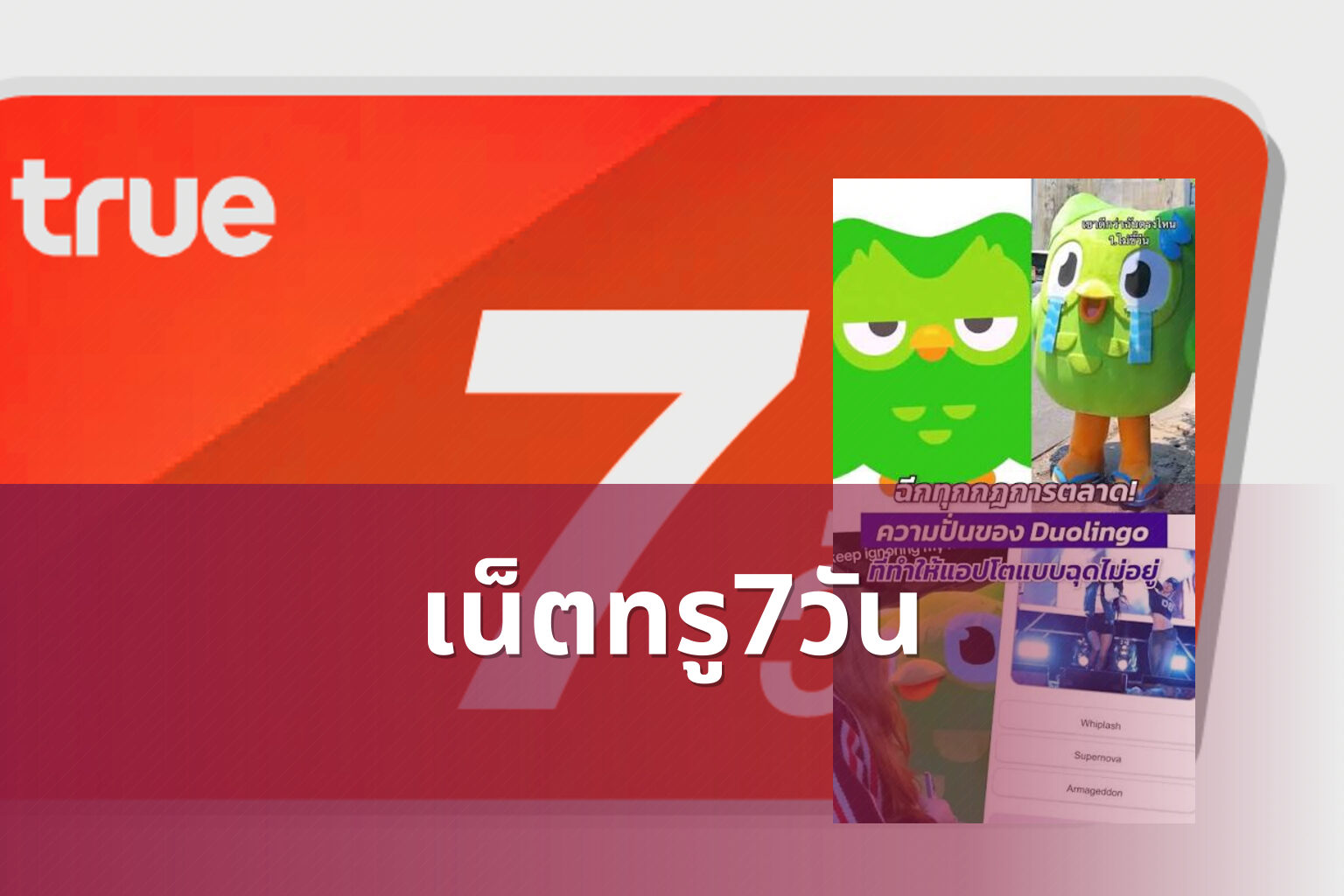 เน็ตทรู7วัน - internet service