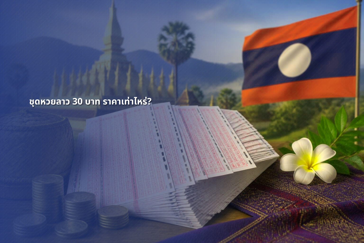 ชุดหวยลาว 30 บาท ราคาเท่าไหร่? - lottery pricing