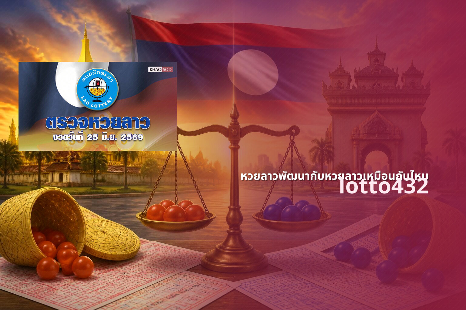 หวยลาวพัฒนากับหวยลาวเหมือนกันไหม lotto432