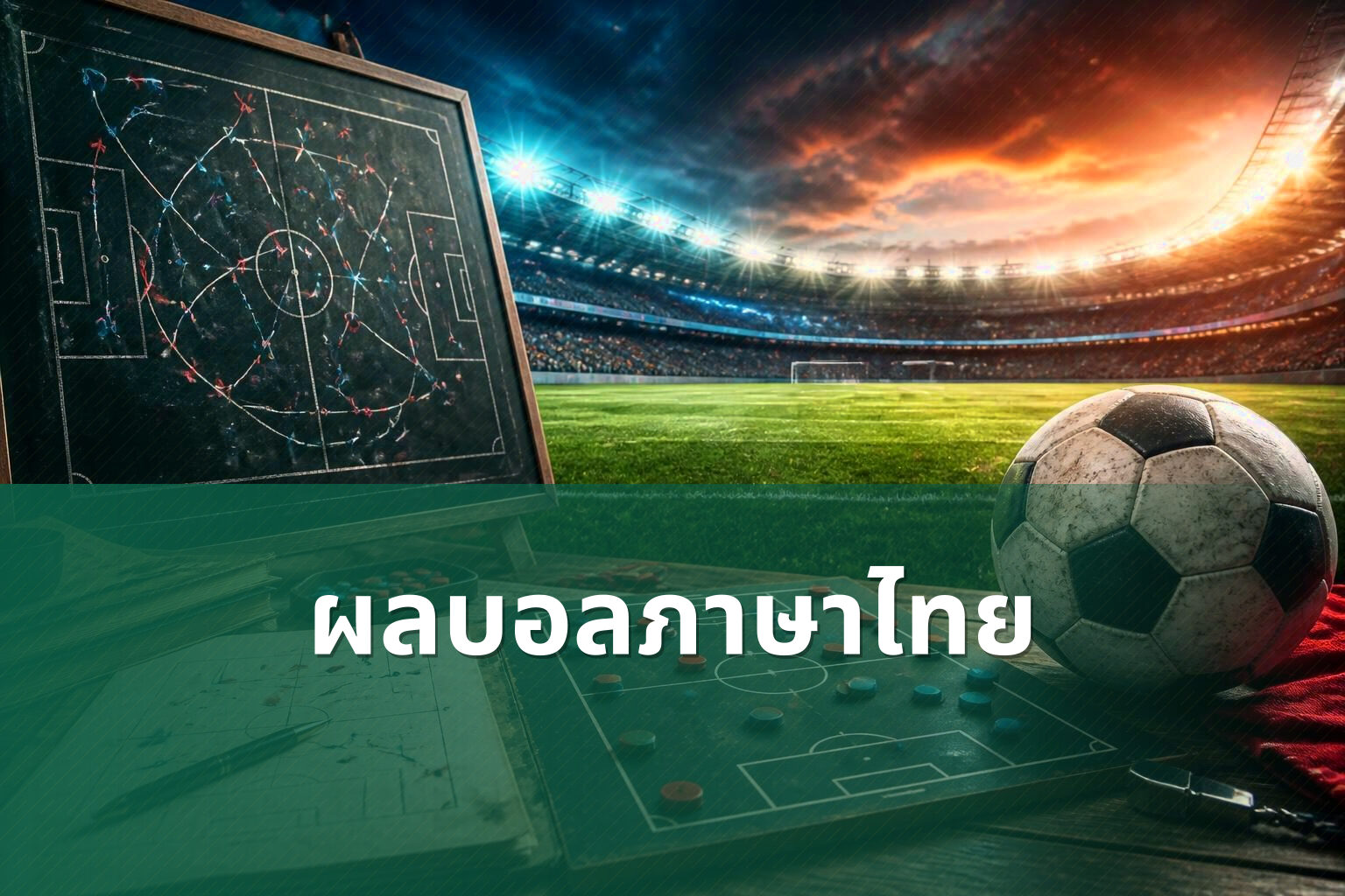 ผลบอลภาษาไทย - football results in Thai