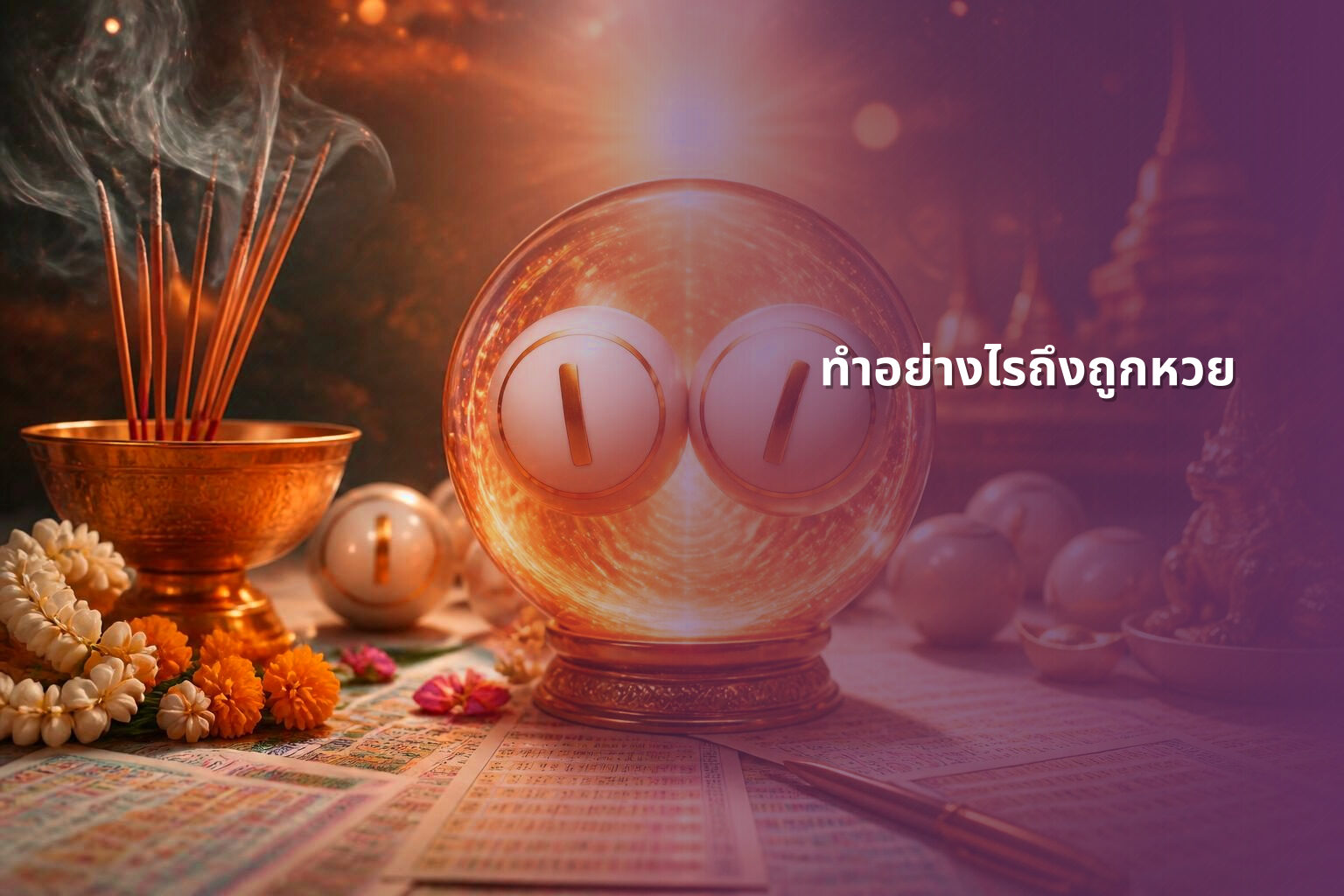 ทำอย่างไรถึงถูกหวย - หวย