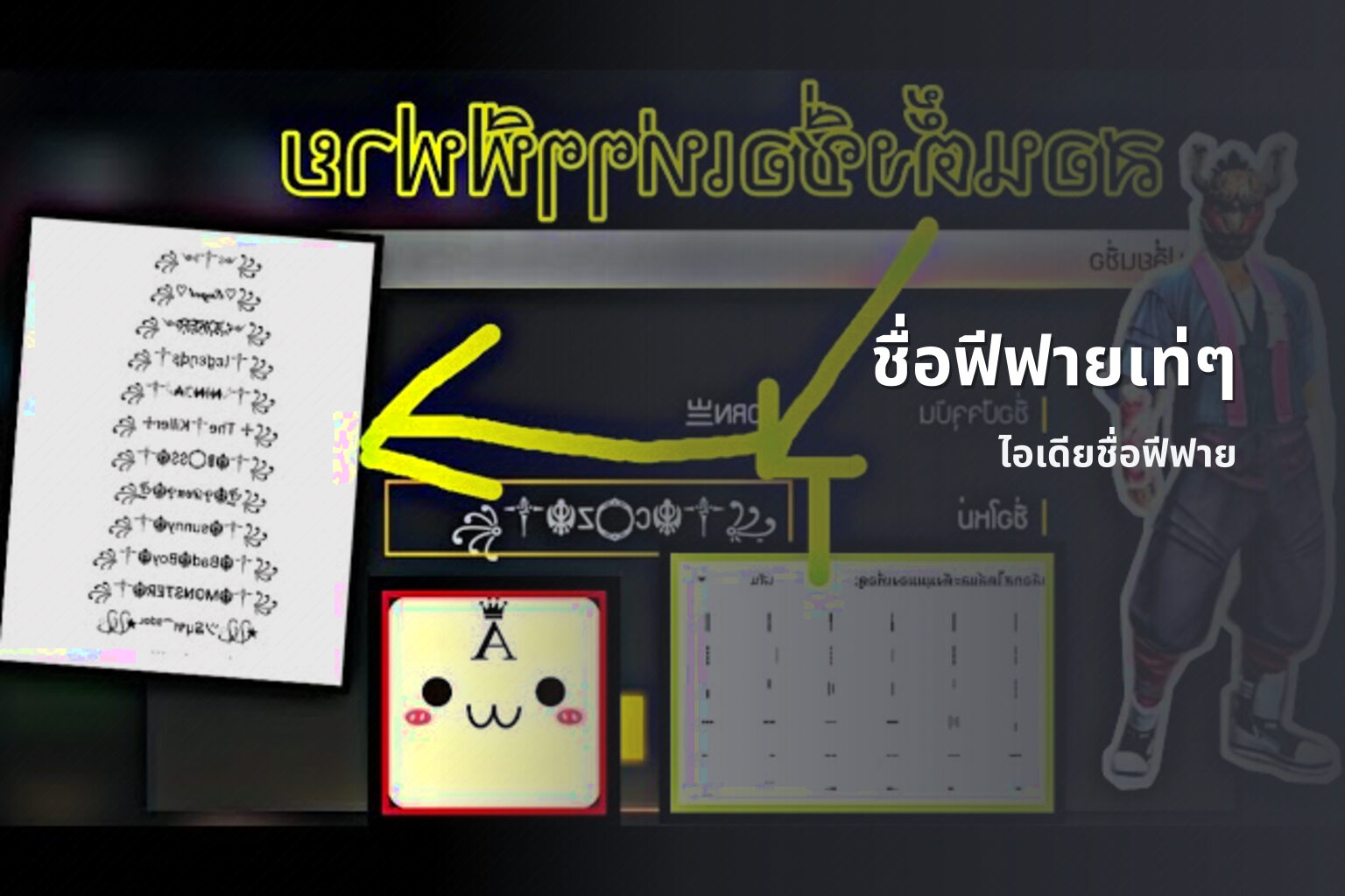 ชื่อฟีฟายเท่ๆ ไอเดียชื่อฟีฟาย
