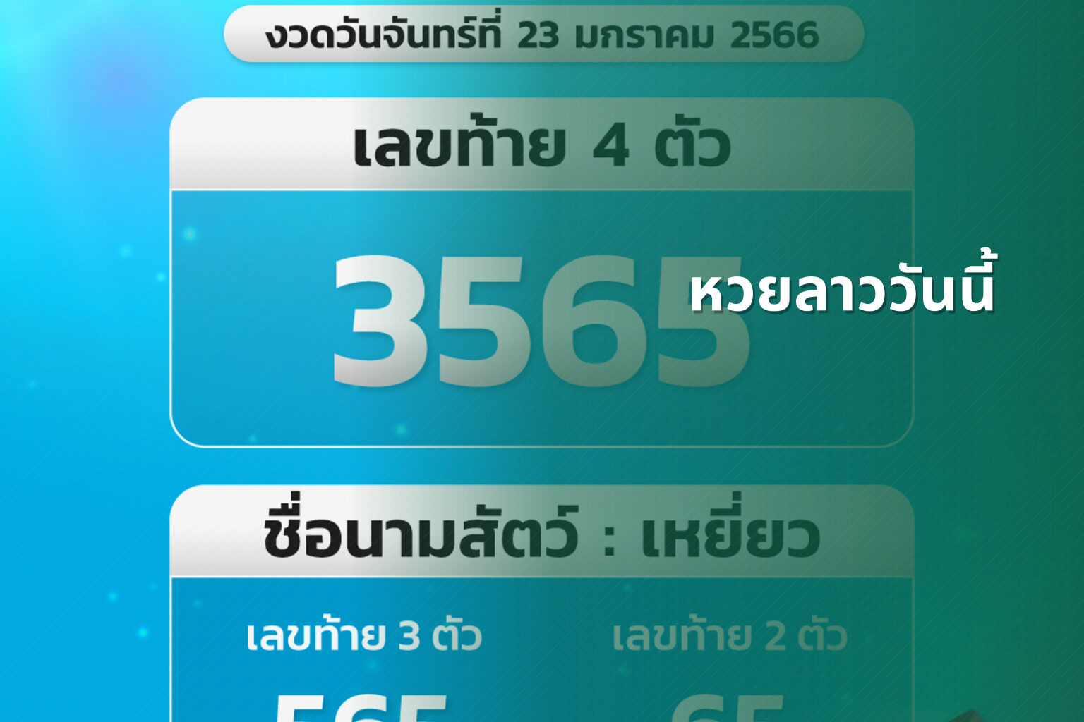 หวยลาววันนี้ - หวยลาว