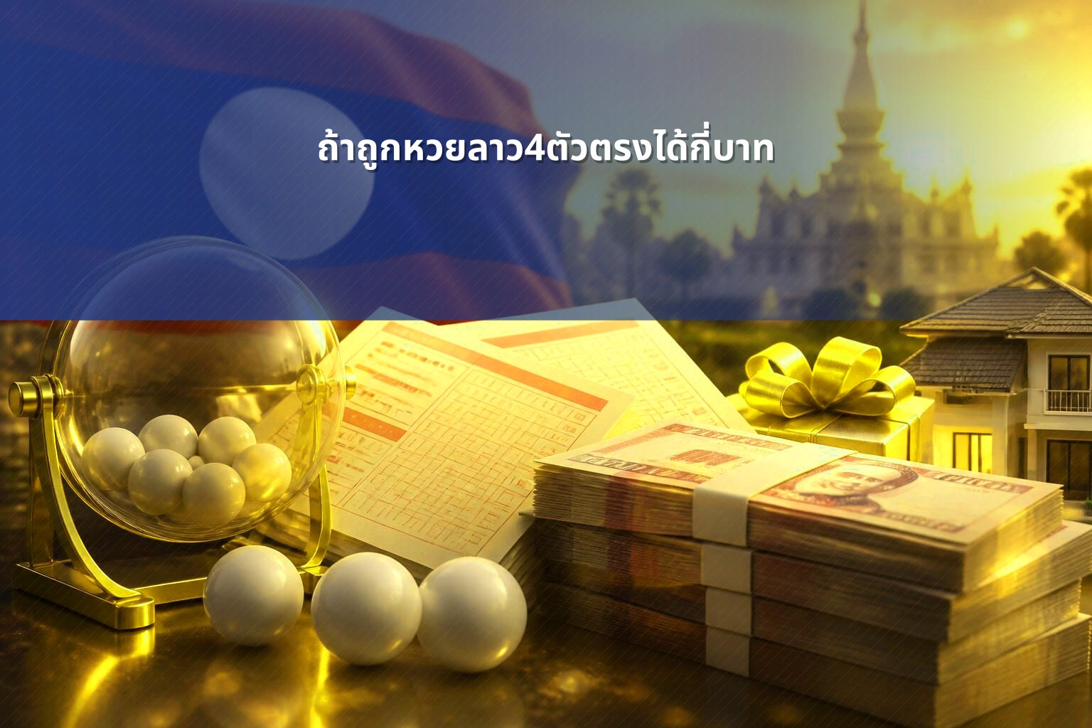ถ้าถูกหวยลาว4ตัวตรงได้กี่บาท - lottery winnings