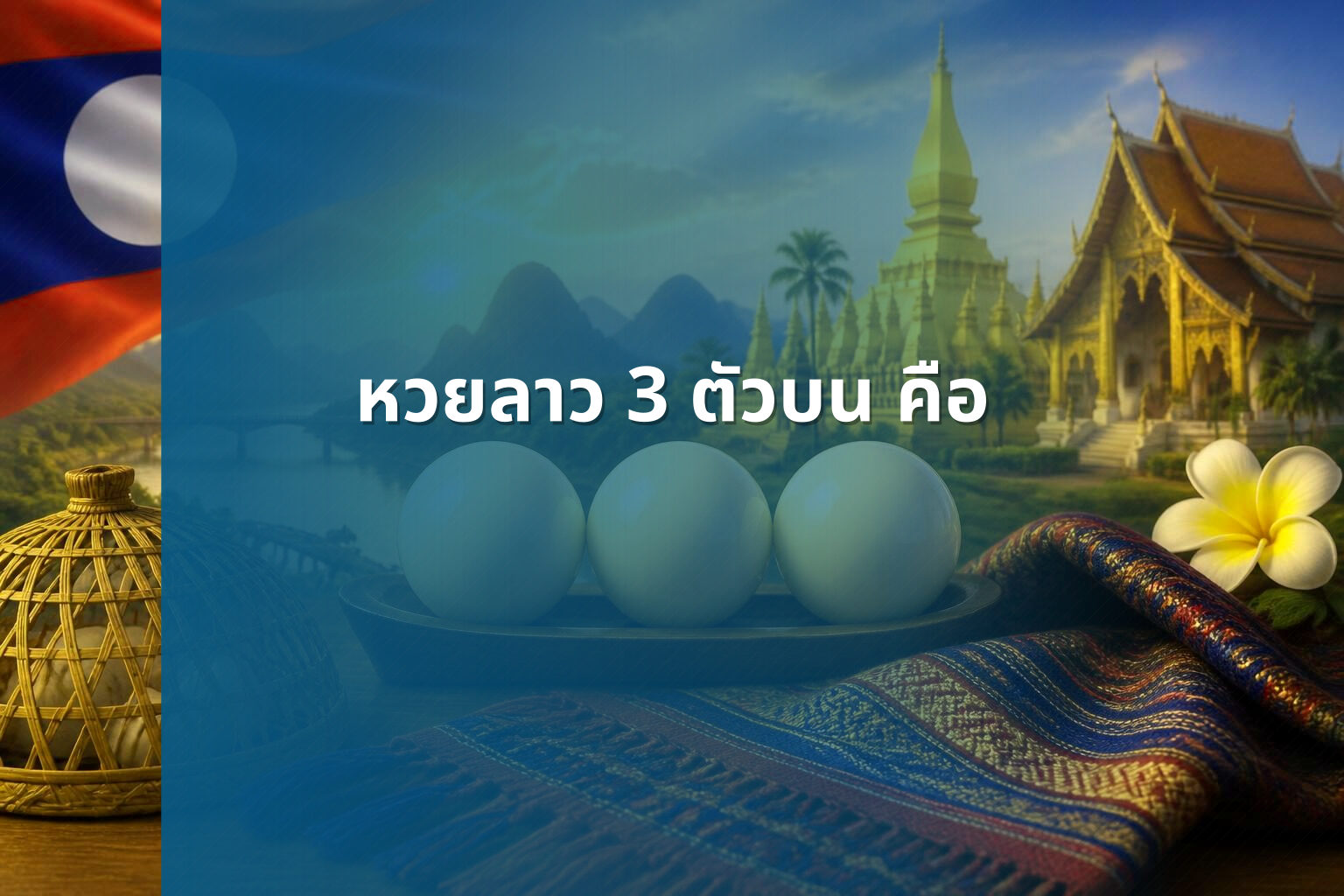 หวยลาว 3 ตัวบน คือ - หวยลาว