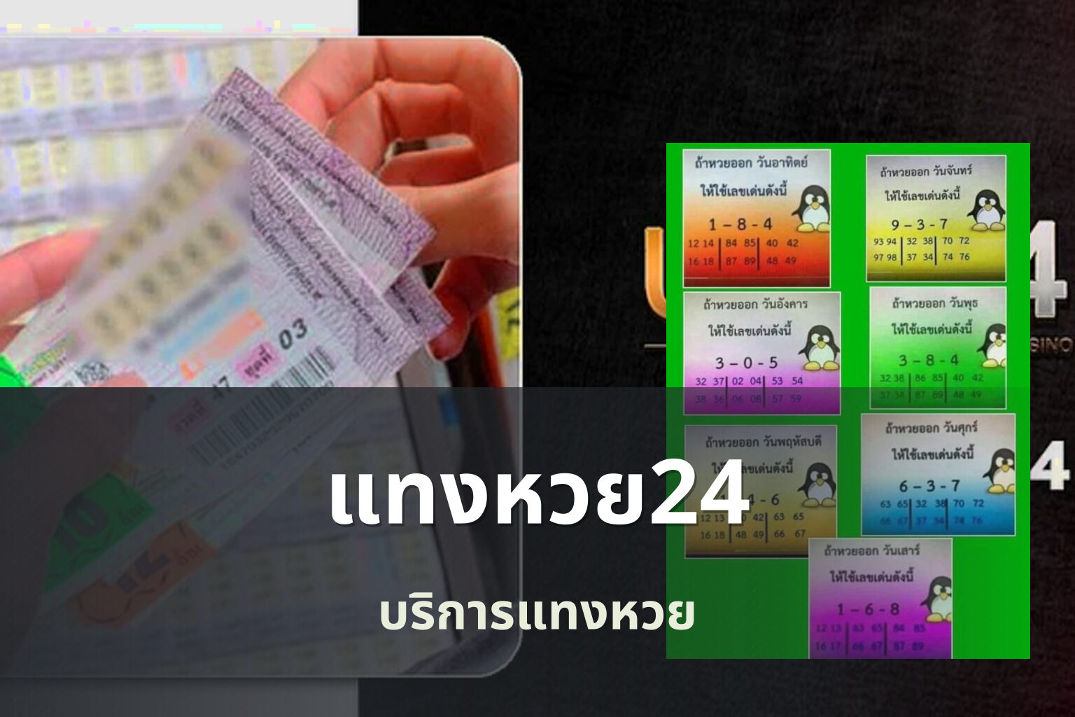 แทงหวย24 - lottery service