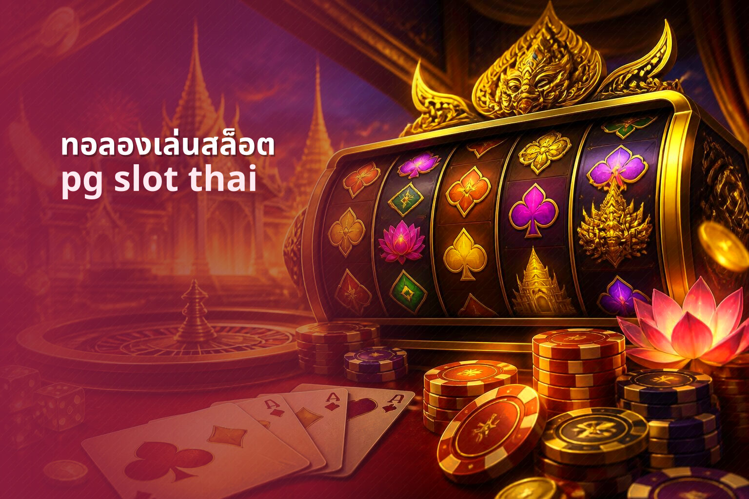 ทอลองเล่นสล็อต pg slot thai