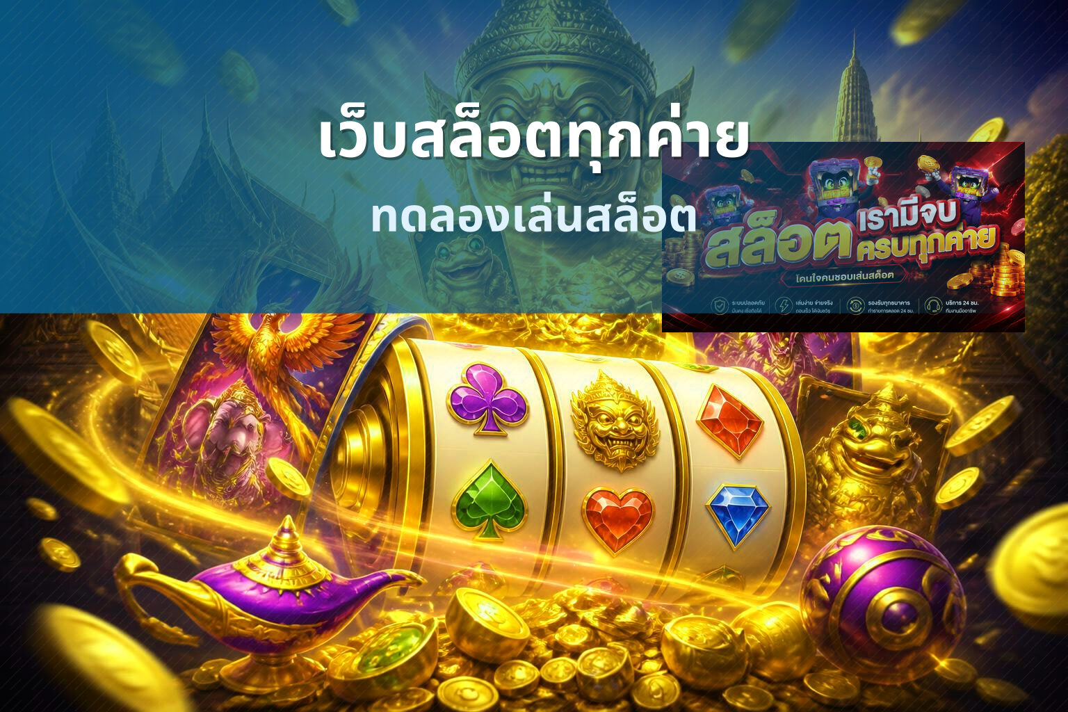 เว็บสล็อตทุกค่าย ทดลองเล่นสล็อต
