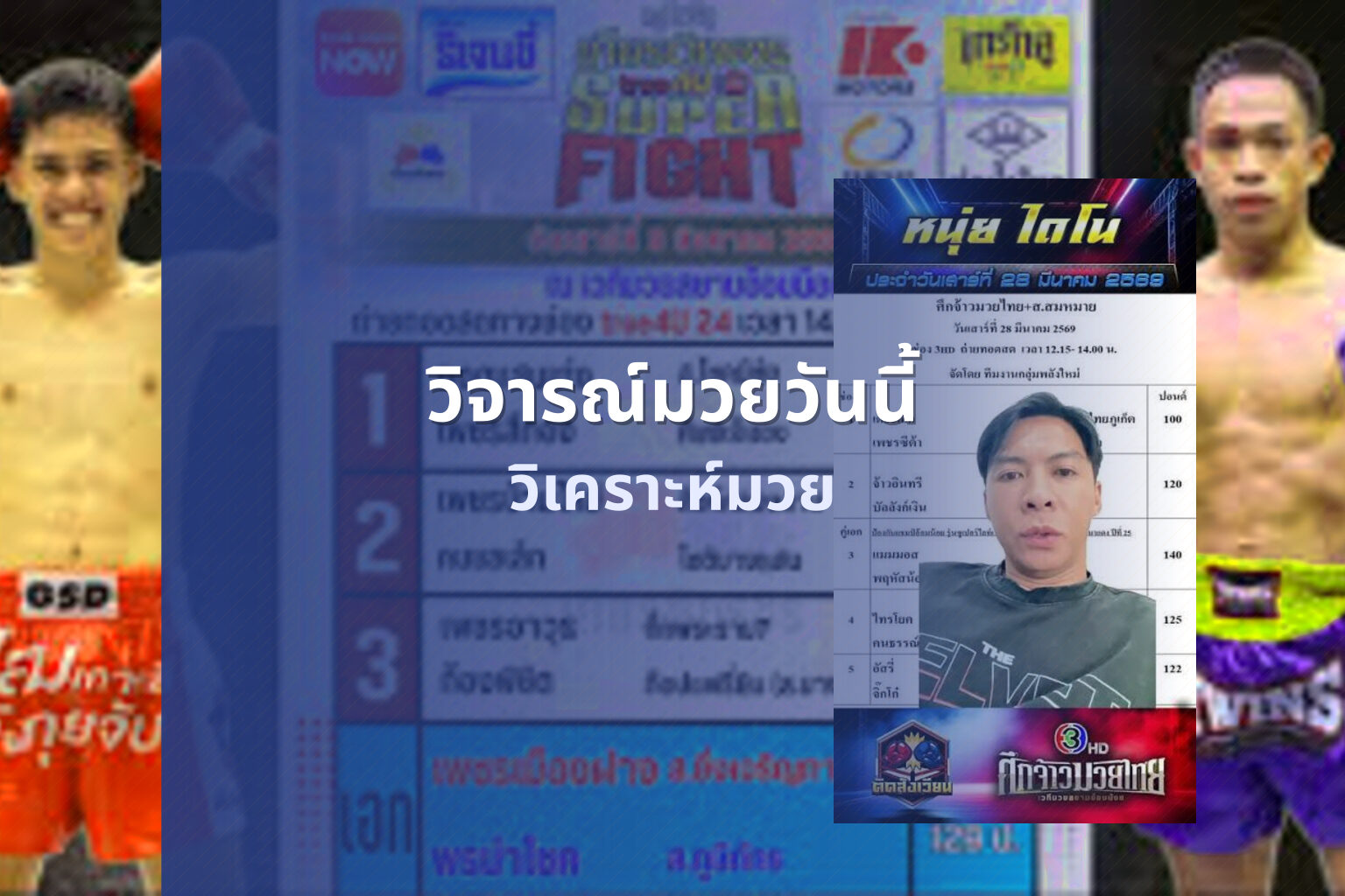 วิจารณ์มวยวันนี้ - boxing analysis