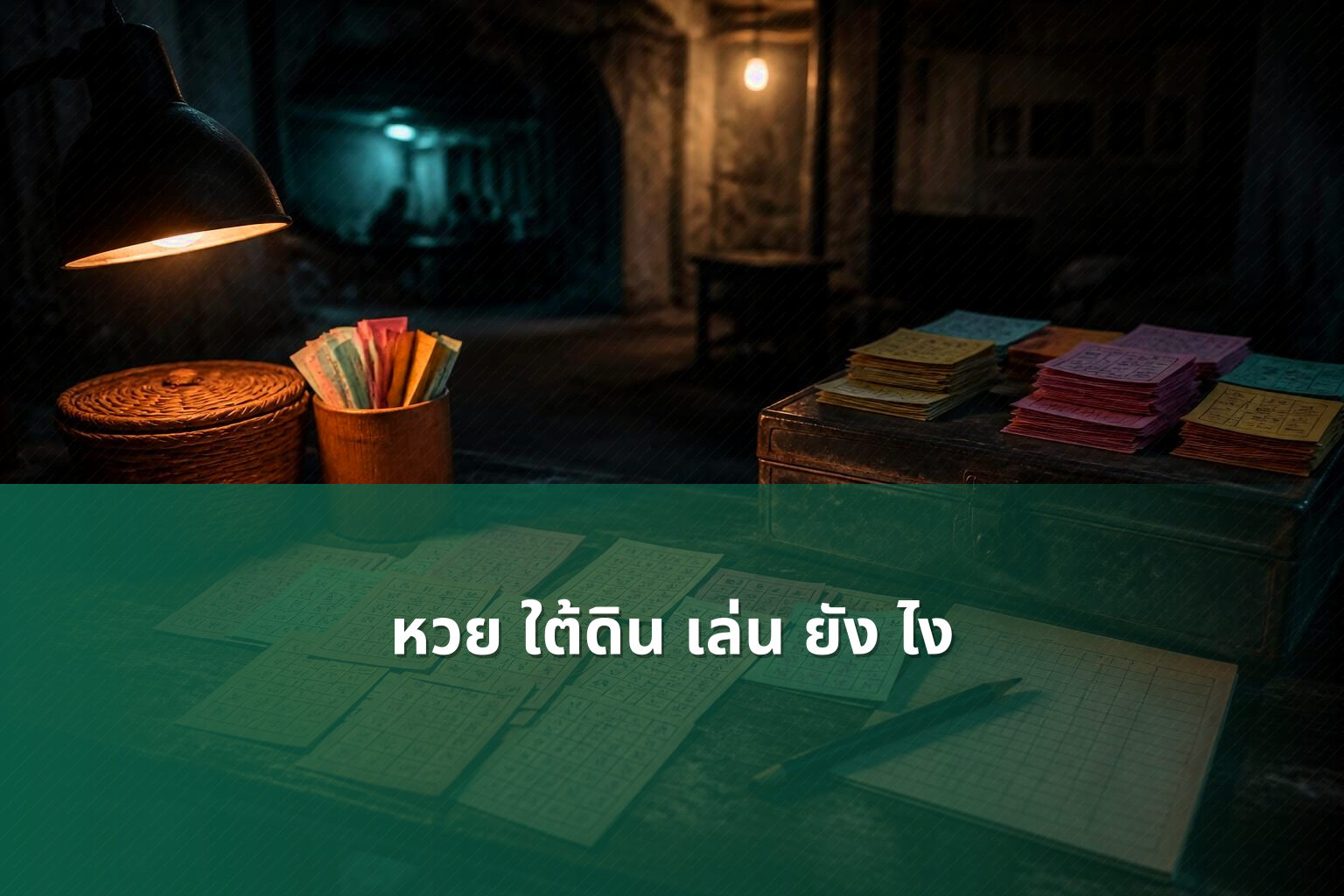 หวย ใต้ดิน เล่น ยัง ไง - หวยใต้ดิน