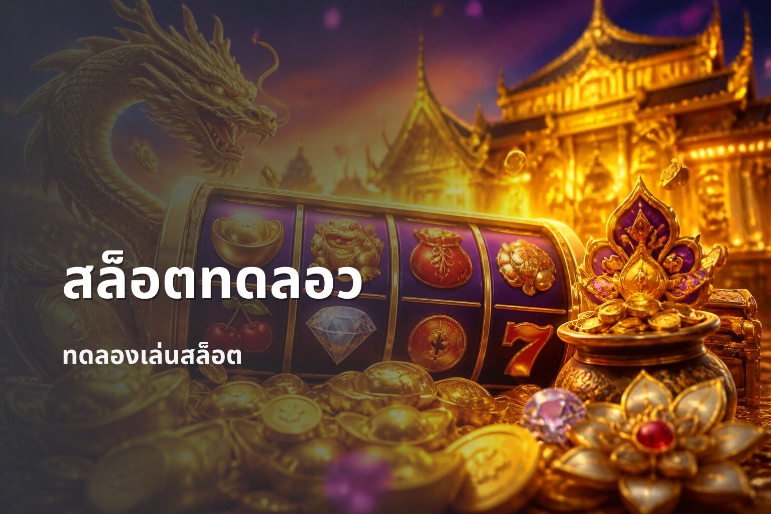 สล็อตทดลอว ทดลองเล่นสล็อต