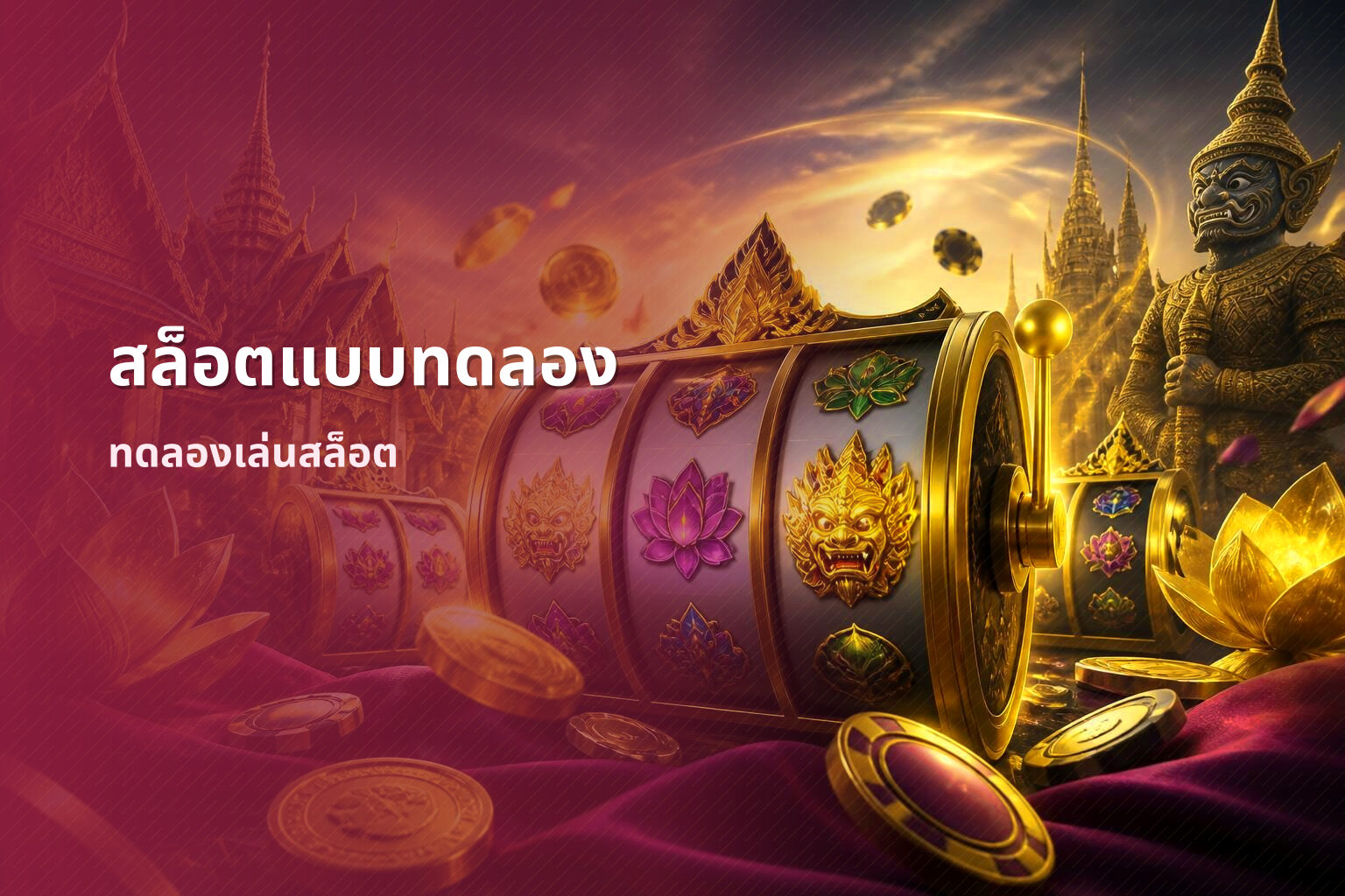 สล็อตแบบทดลอง ทดลองเล่นสล็อต