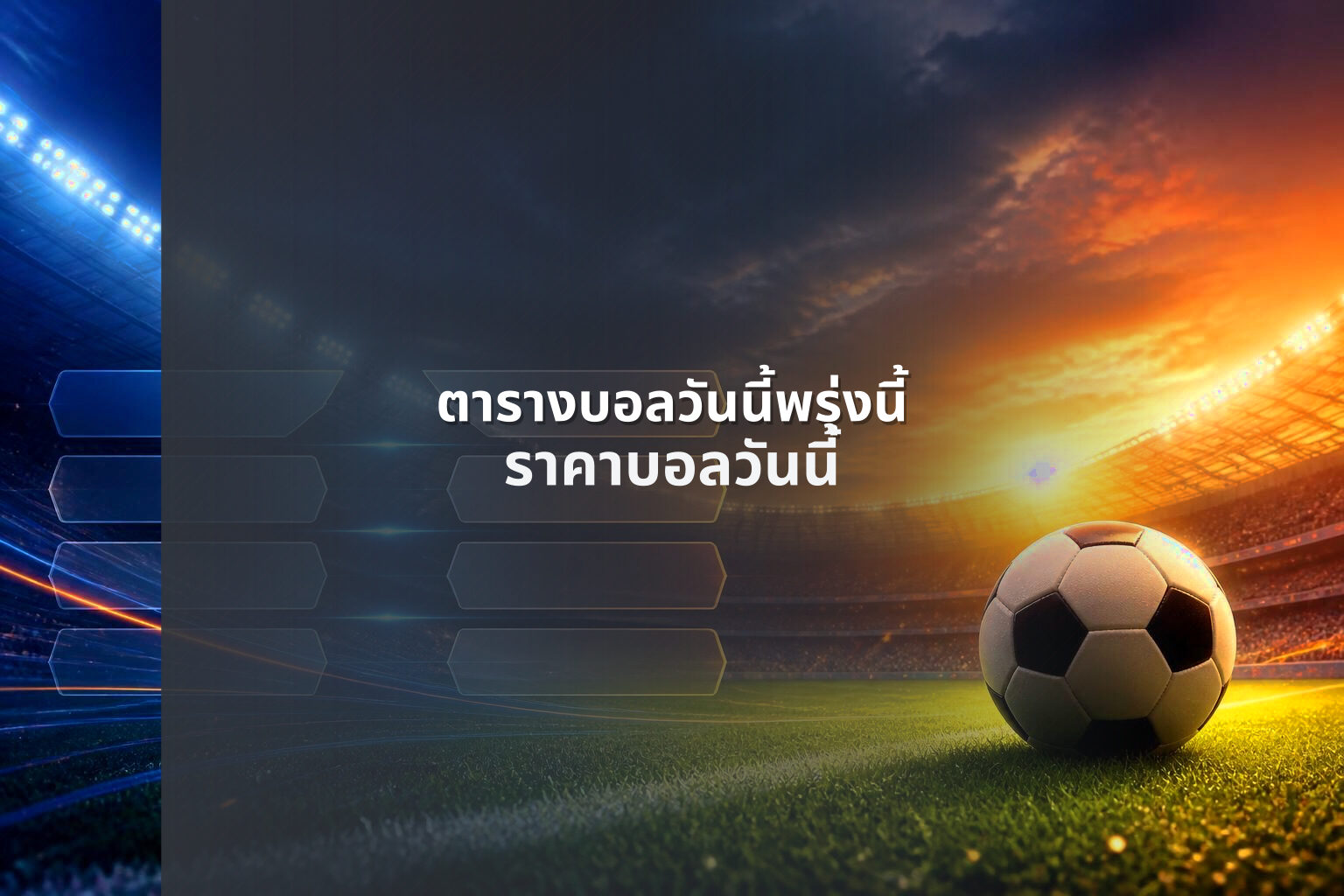ตารางบอลวันนี้พรุ่งนี้ ราคาบอลวันนี้