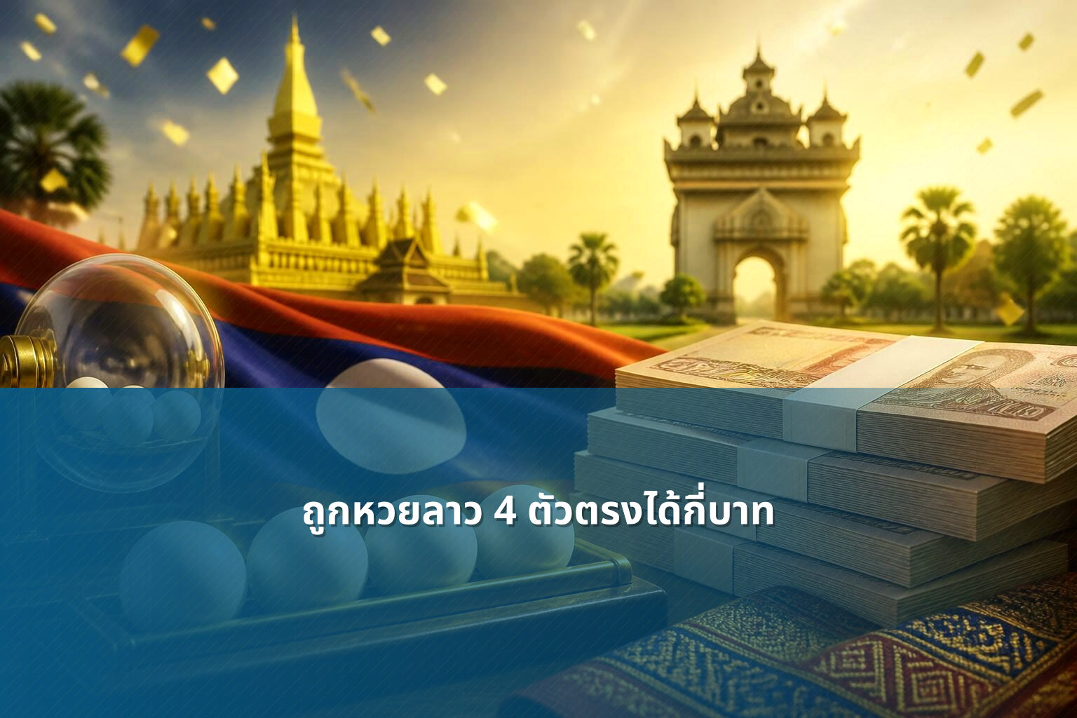 ถูกหวยลาว 4 ตัวตรงได้กี่บาท - หวยลาว