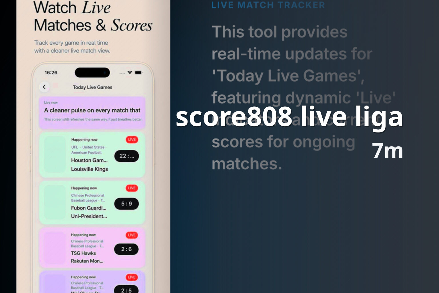 score808 live liga - live sports scores
