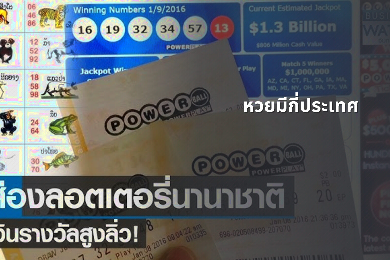 หวยมีกี่ประเทศ - หวย