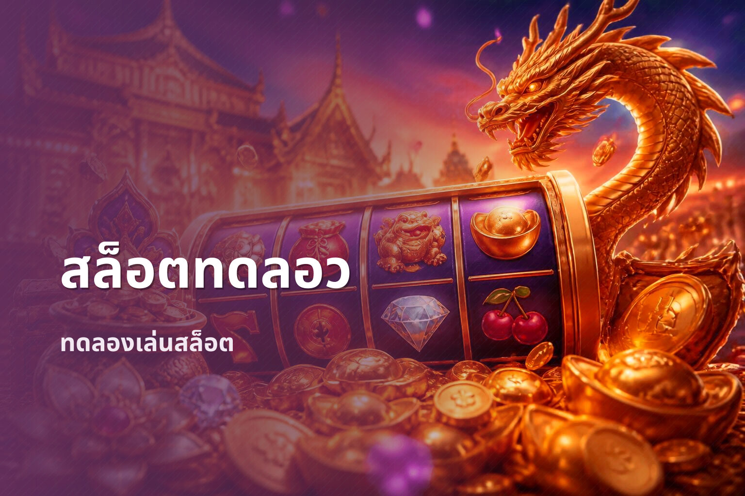 สล็อตทดลอว ทดลองเล่นสล็อต