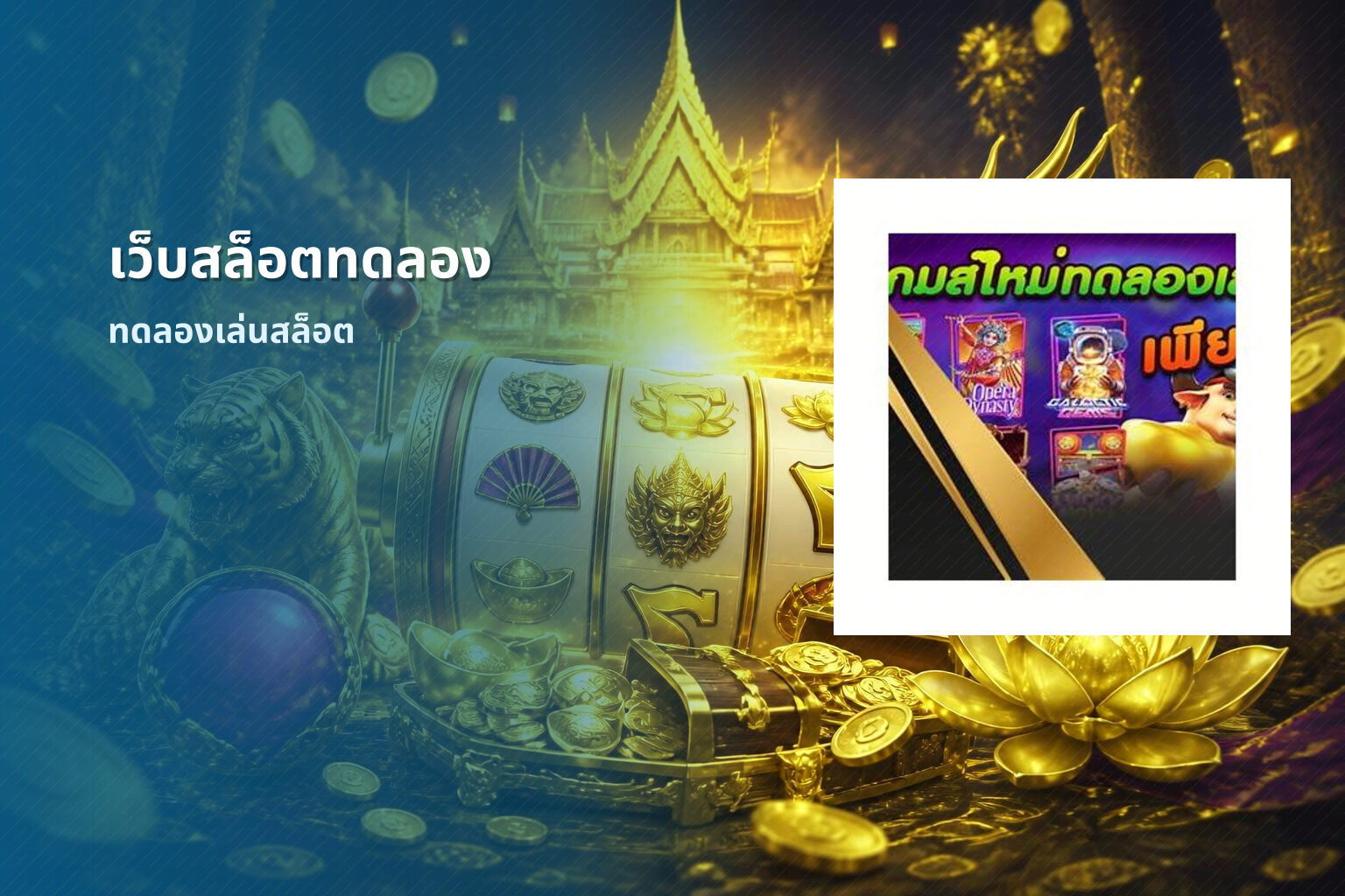 เว็บสล็อตทดลอง ทดลองเล่นสล็อต