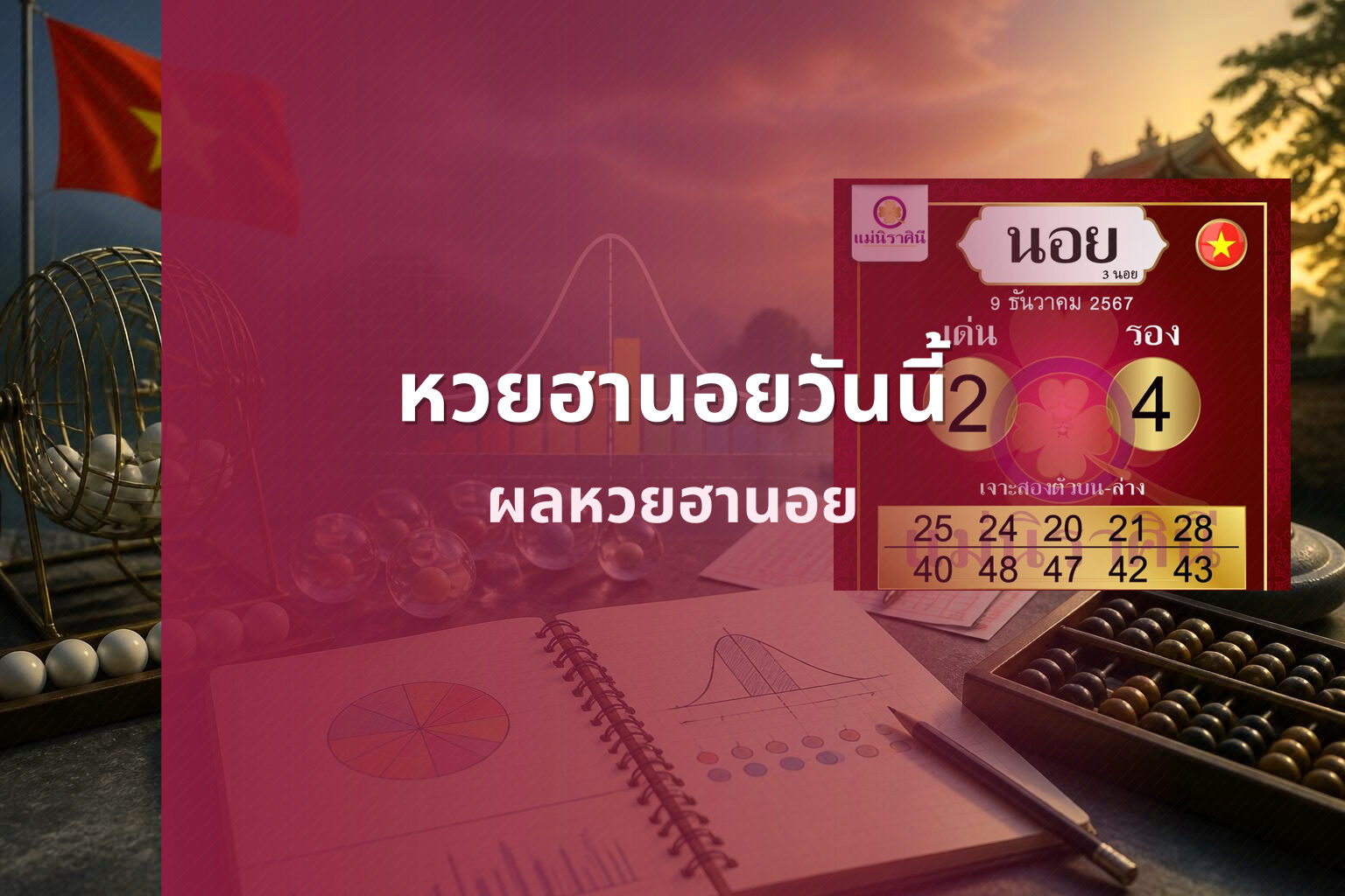 หวยฮานอยวันนี้ - lottery results