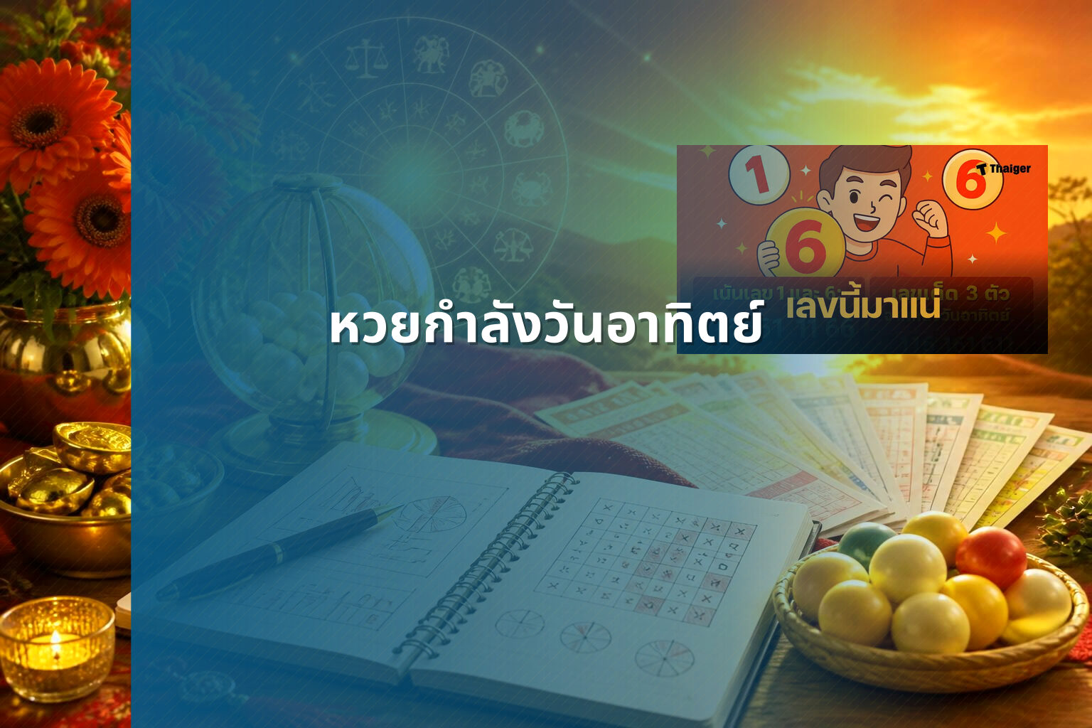 หวยกำลังวันอาทิตย์ - Sunday lottery