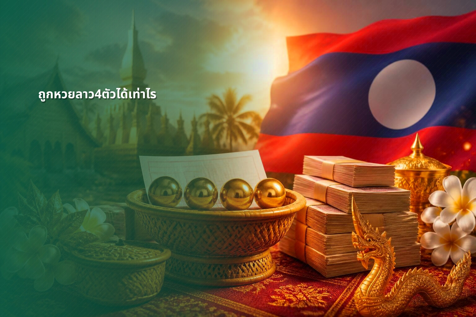 ถูกหวยลาว4ตัวได้เท่าไร - หวยลาว