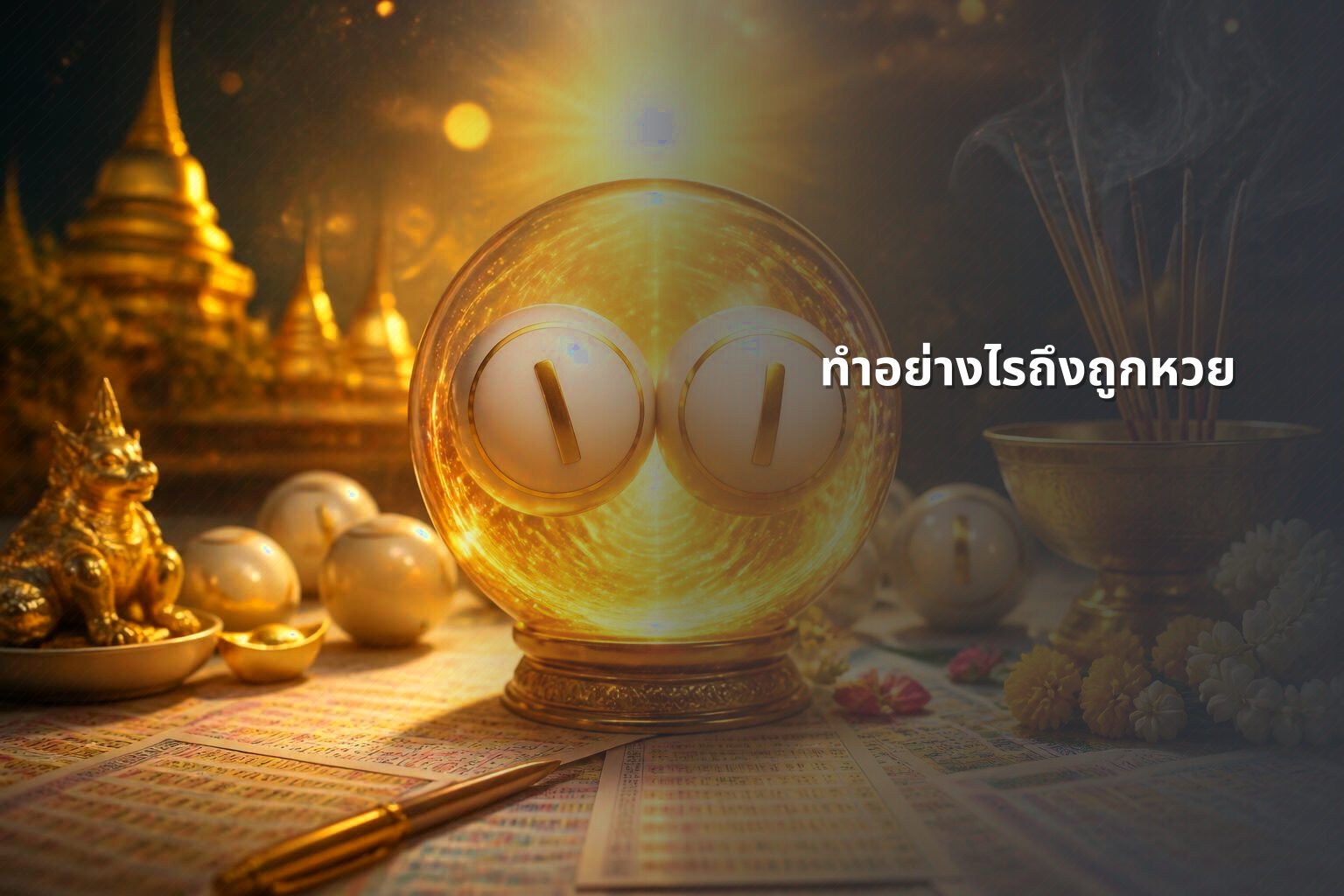 ทำอย่างไรถึงถูกหวย - หวย