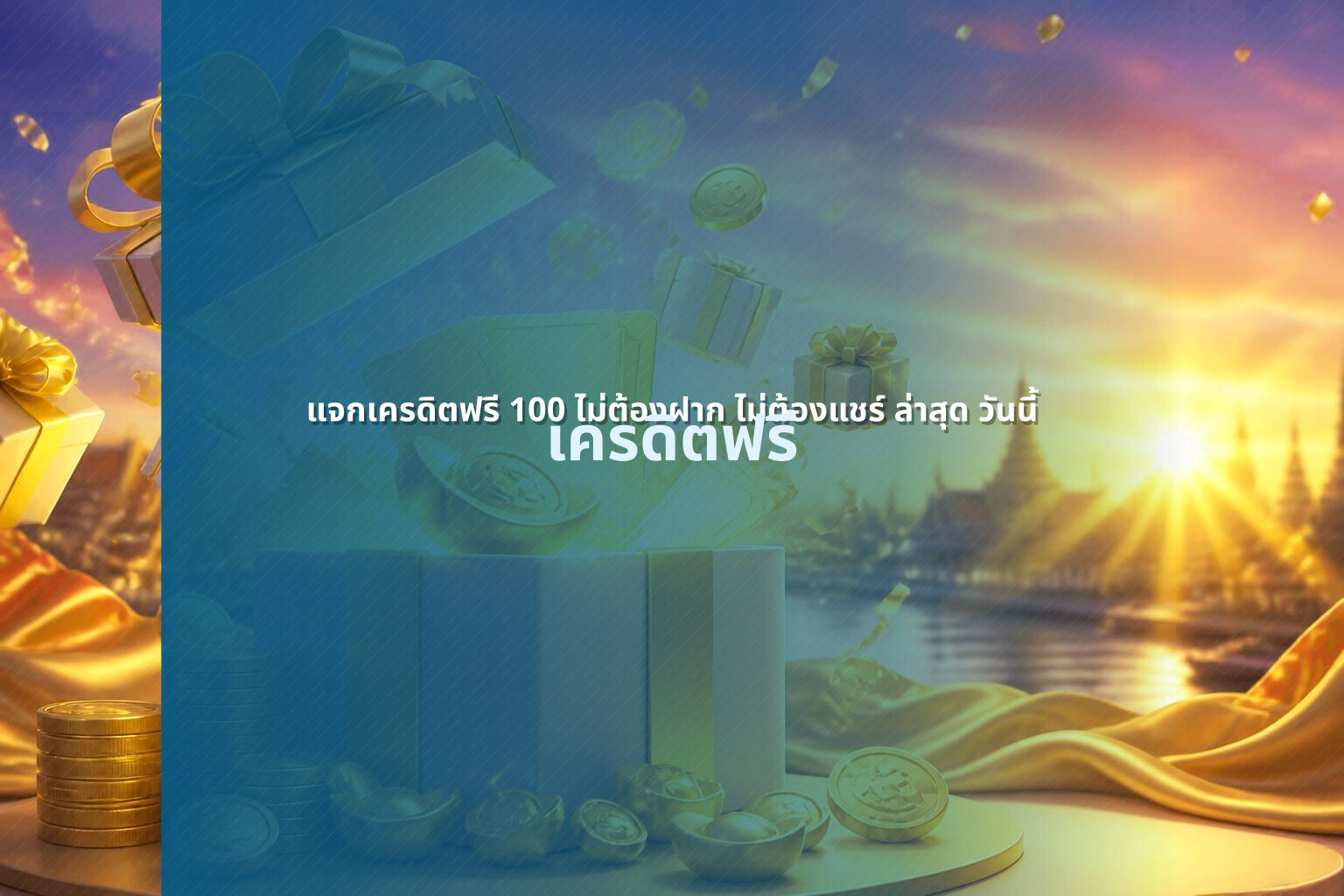 แจกเครดิตฟรี 100 ไม่ต้องฝาก ไม่ต้องแชร์ ล่าสุด วันนี้ - free credit offers