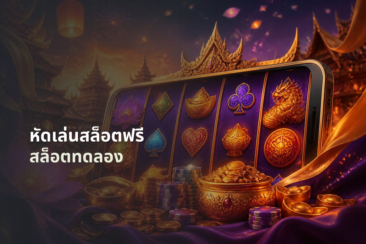 หัดเล่นสล็อตฟรี สล็อตทดลอง