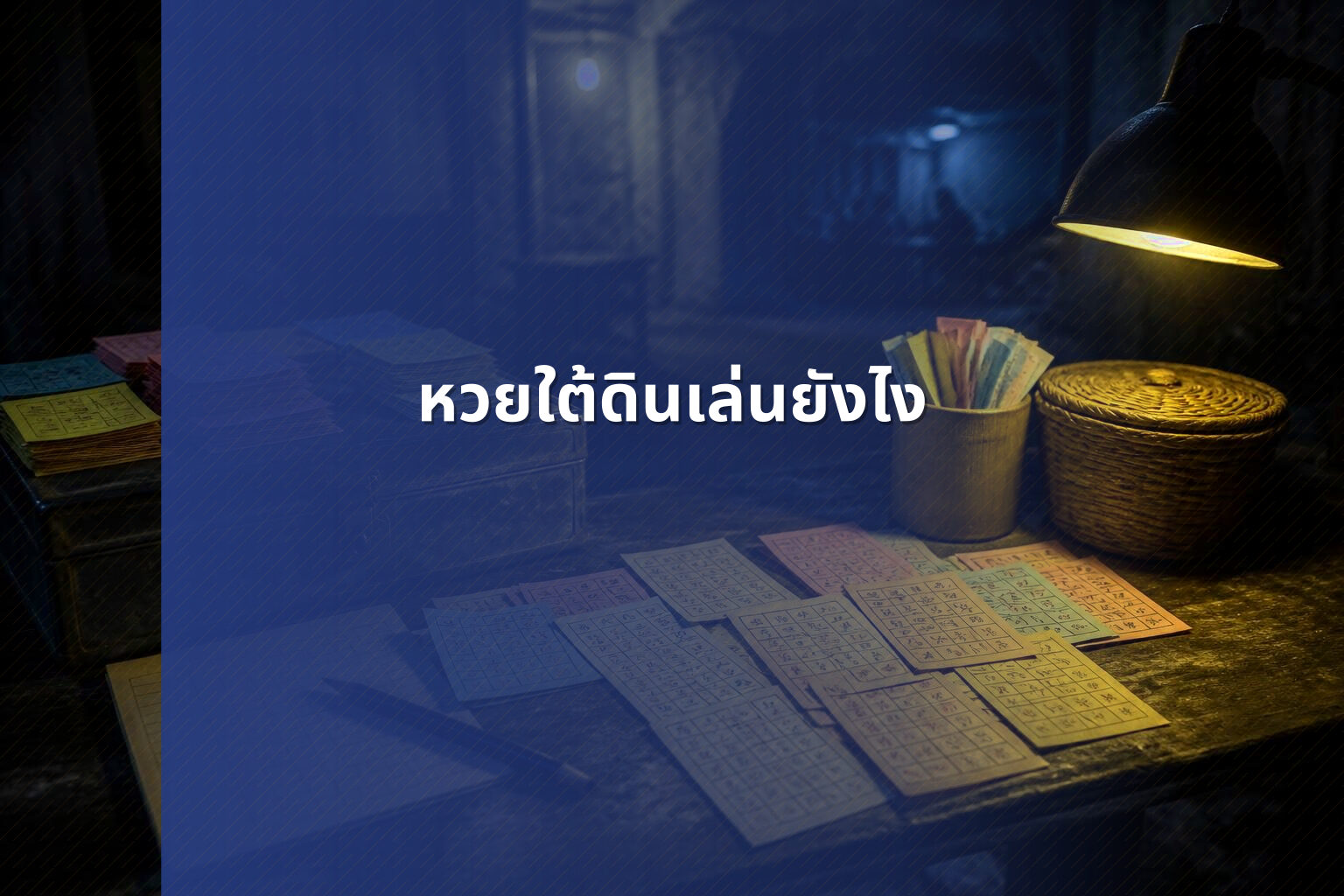 หวยใต้ดินเล่นยังไง - หวยใต้ดิน