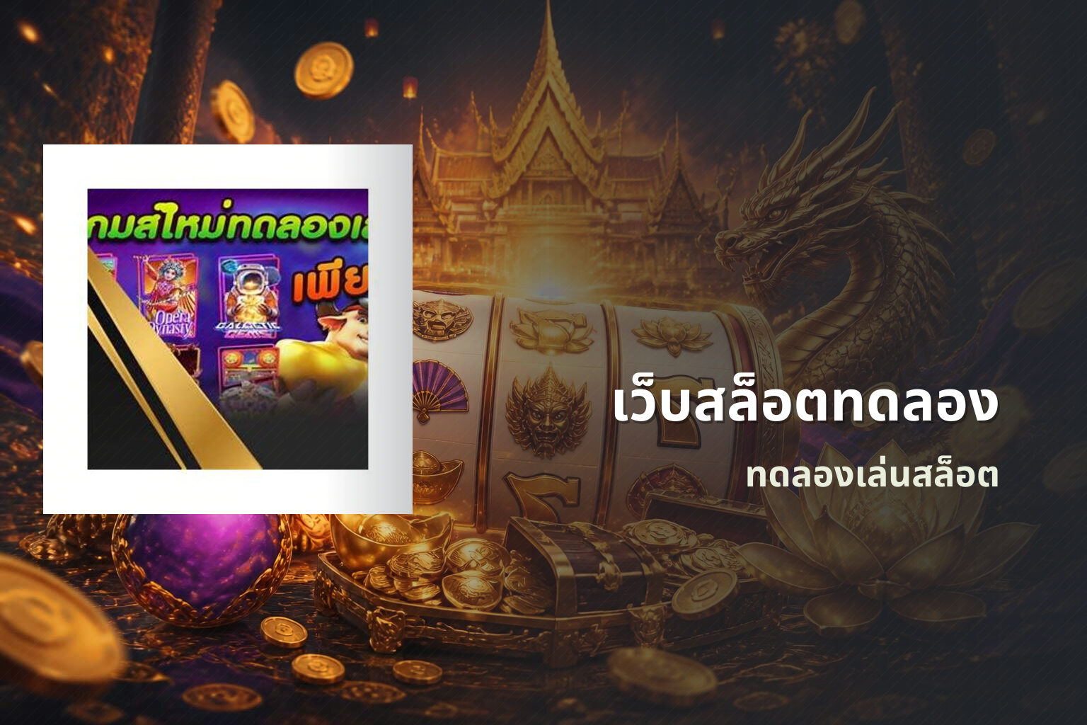 เว็บสล็อตทดลอง ทดลองเล่นสล็อต