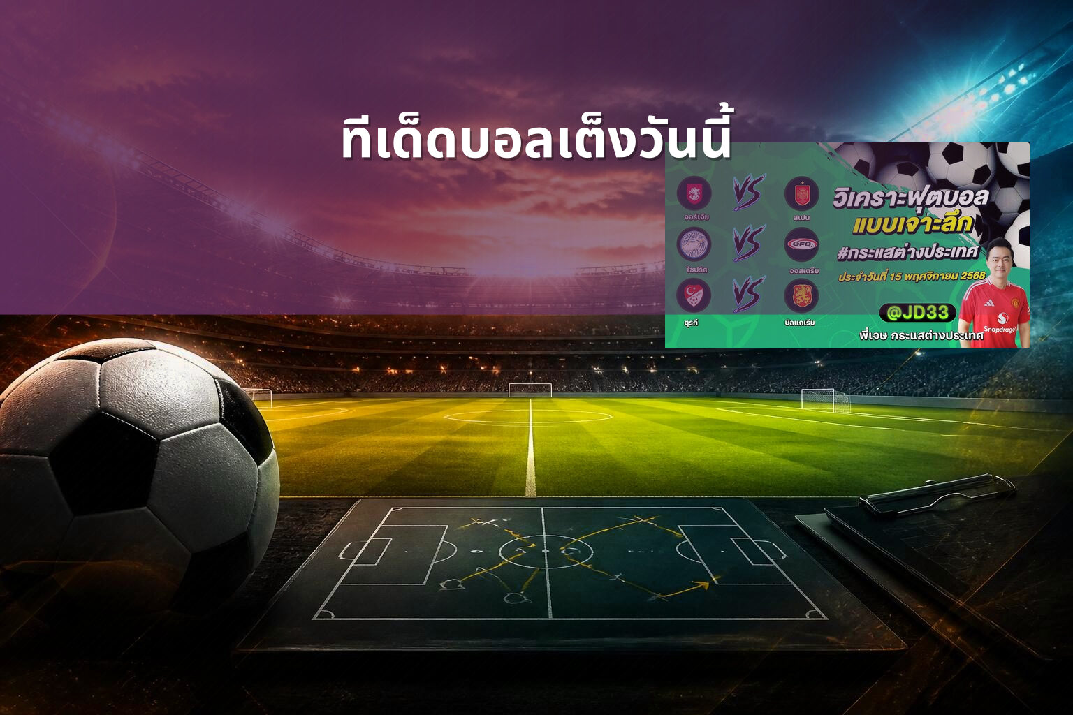 ทีเด็ดบอลเต็งวันนี้ - sports predictions