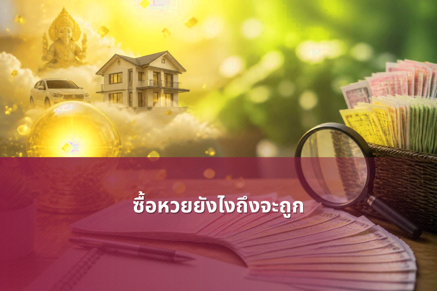 ซื้อหวยยังไงถึงจะถูก - how to win the lottery