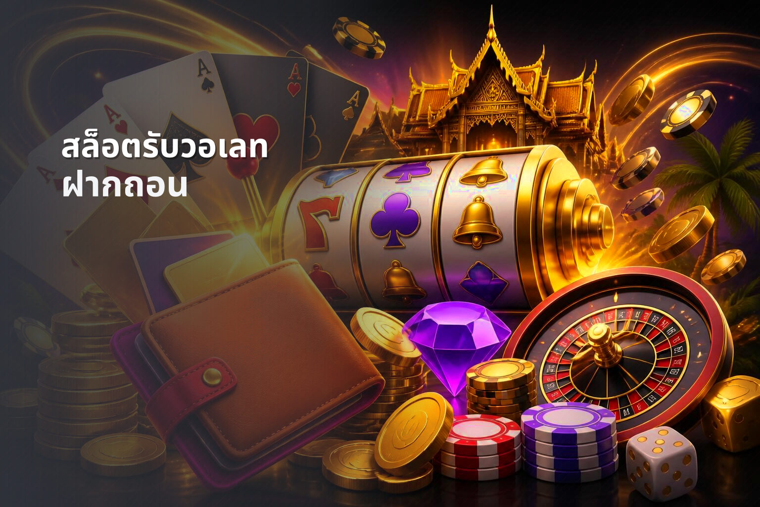 สล็อตรับวอเลท ฝากถอน