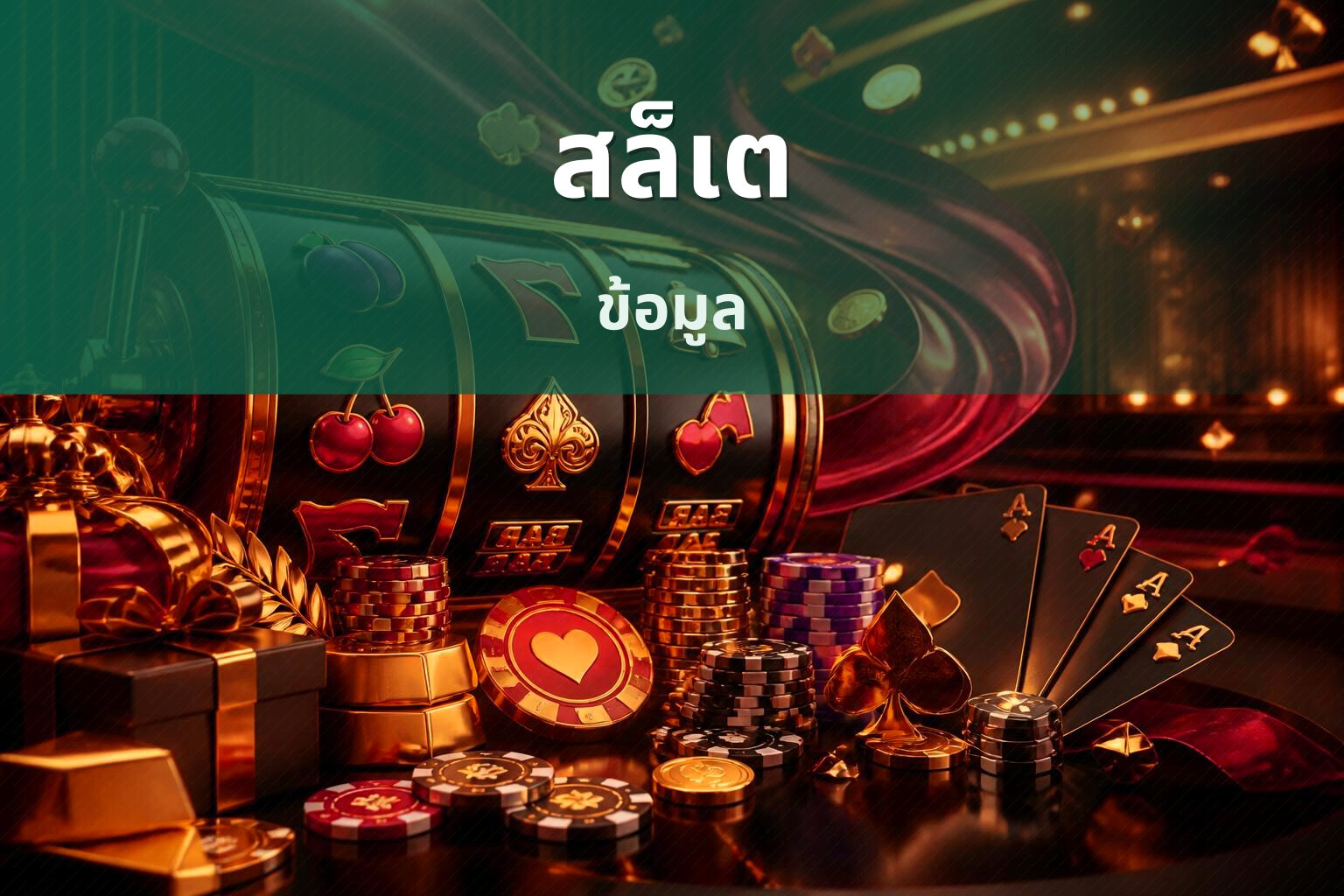 สล็เต ข้อมูล
