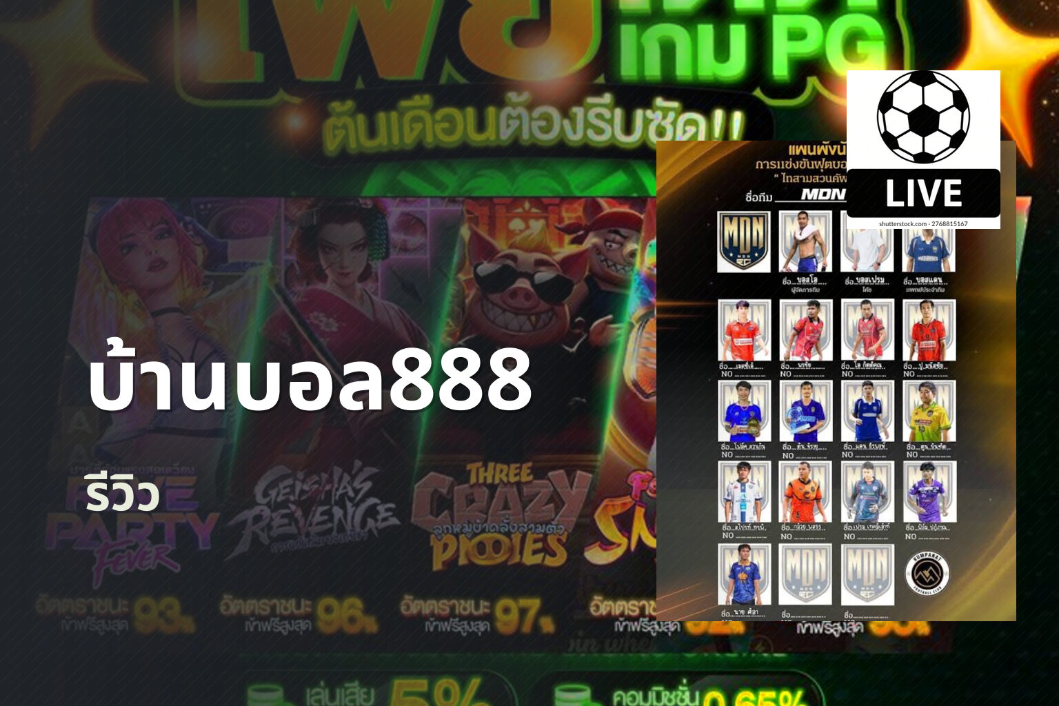 บ้านบอล888 รีวิว