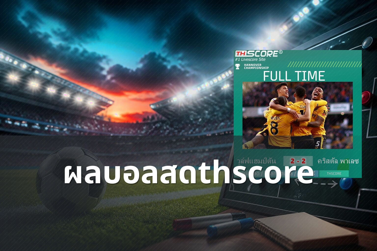 ผลบอลสดthscore - sports results