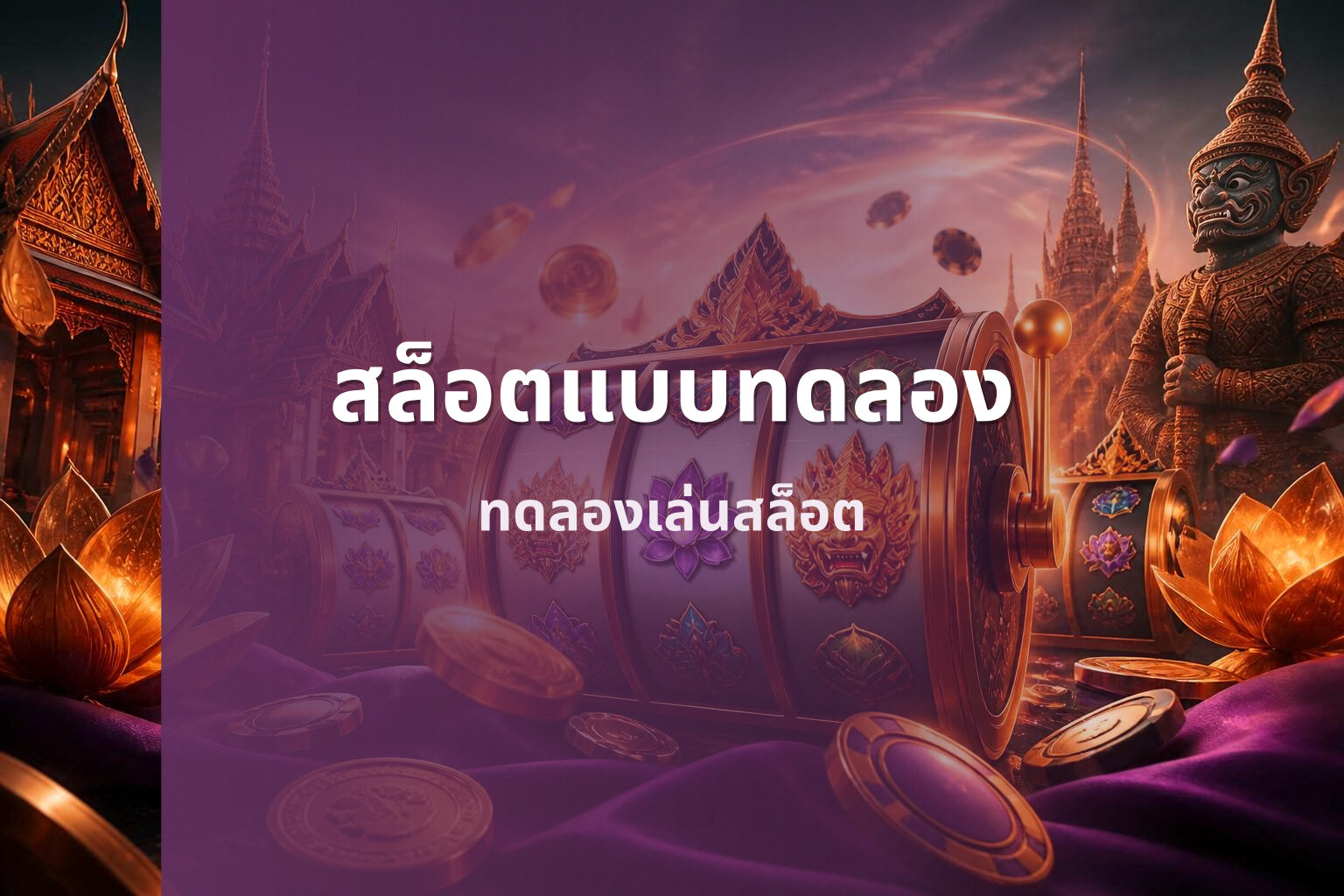 สล็อตแบบทดลอง ทดลองเล่นสล็อต