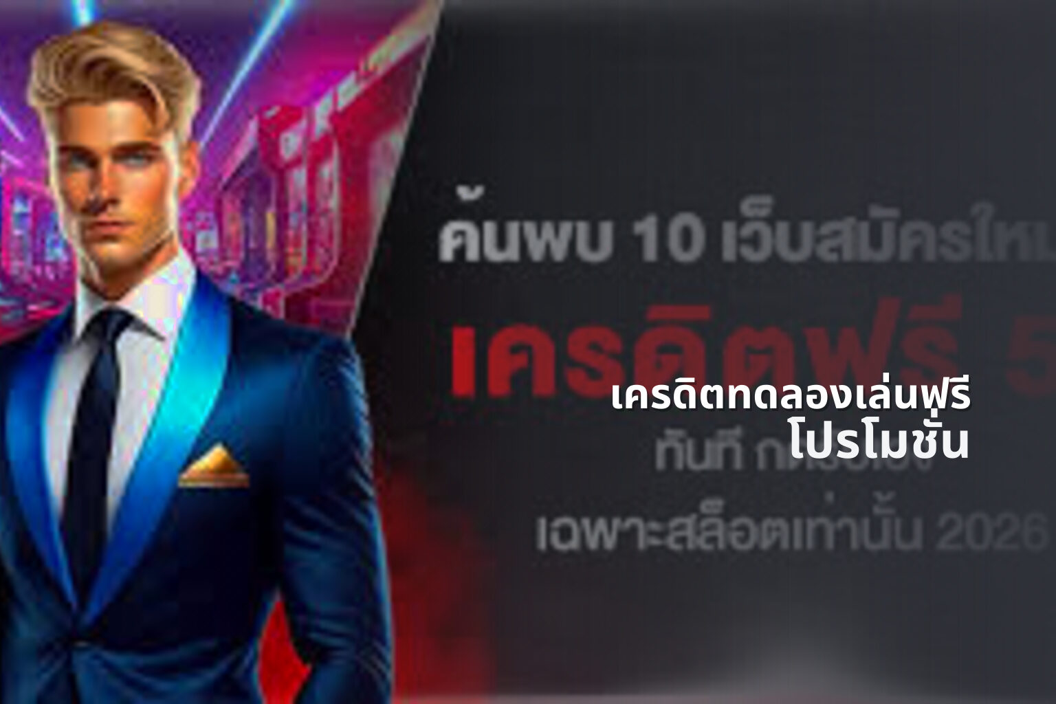 เครดิตทดลองเล่นฟรี - free credits